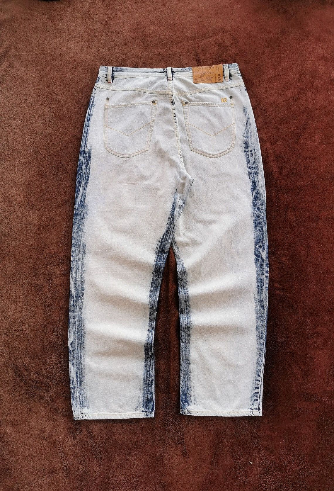 Ecko Unltd. Baggy Touchbase Style 935 White Denim Jeans Size US 36 / EU 52 - 5 Thumbnail