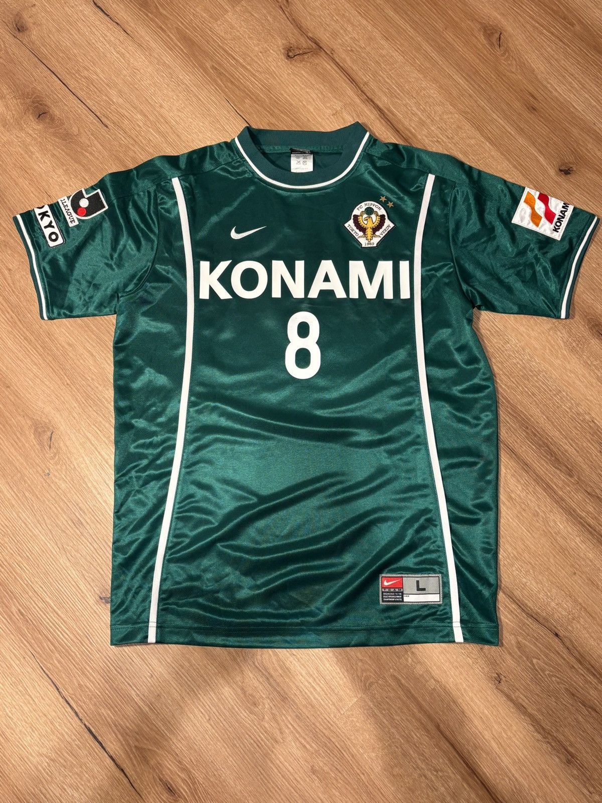 Nike Tokyo Verdy 2001 Home Shirts #8 Nike Used Size JP L Size US M / EU 48-50 / 2 - 1 Thumbnail