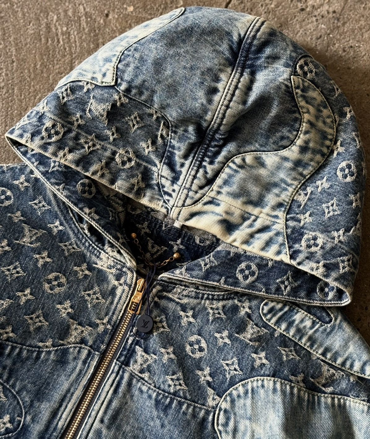 Louis Vuitton Louis Vuitton - Nigo / Virgil Abloh - SS22 - Denim Jacket Size US XL / EU 56 / 4 - 4 Thumbnail