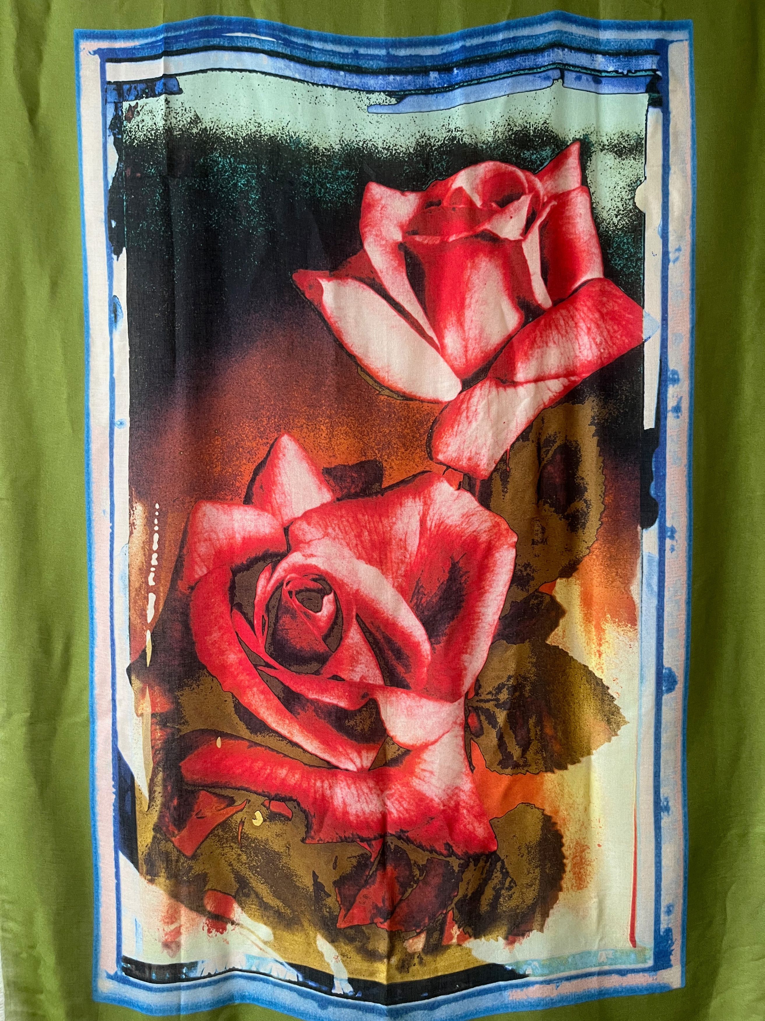 Jean Paul Gaultier Jean Paul Gaultier unisex roses print sarong / scarf Size ONE SIZE - 2 Thumbnail