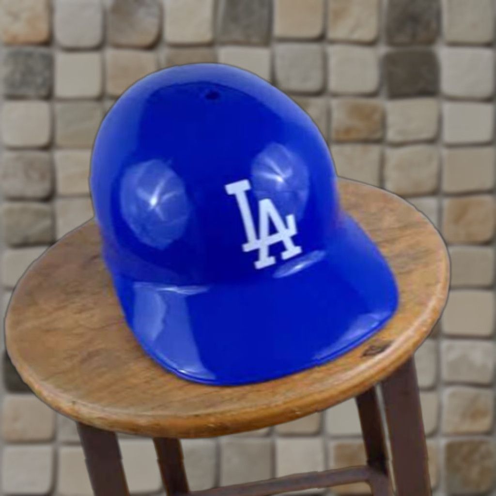 Vintage Dodgers 1969 Laich Souvenier Batting Helmet EUC Baseball Cap Logo Men Adjustable Blues Size ONE SIZE - 1 Thumbnail