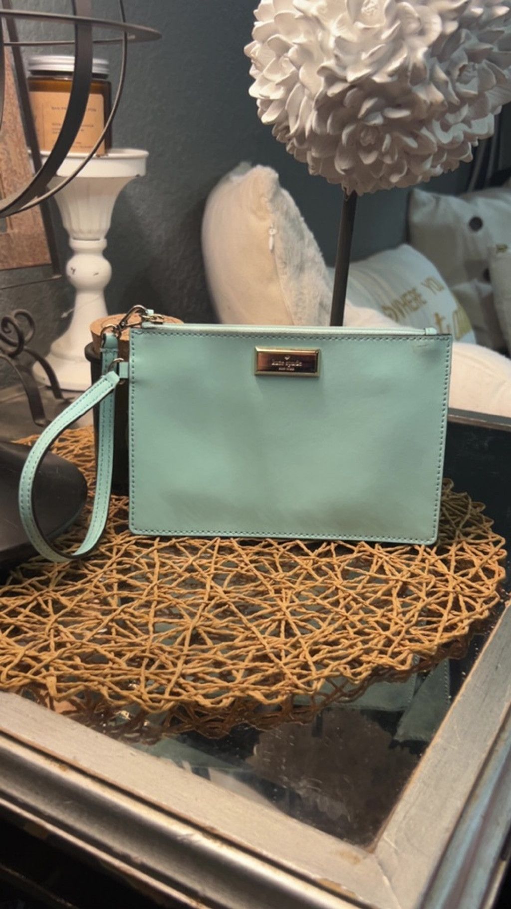 Kate Spade Women's Kate Spade Light Blue Clutch & Wristlet One Size Size ONE SIZE - 1 Thumbnail