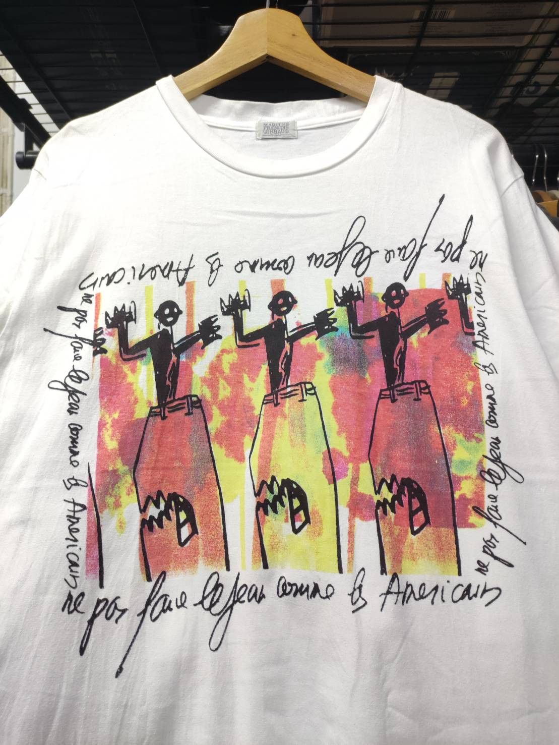 Marithe + Francois Girbaud Marithe + Francois Girbaud Art Graphic T-Shirt Size US M / EU 48-50 / 2 - 1 Thumbnail
