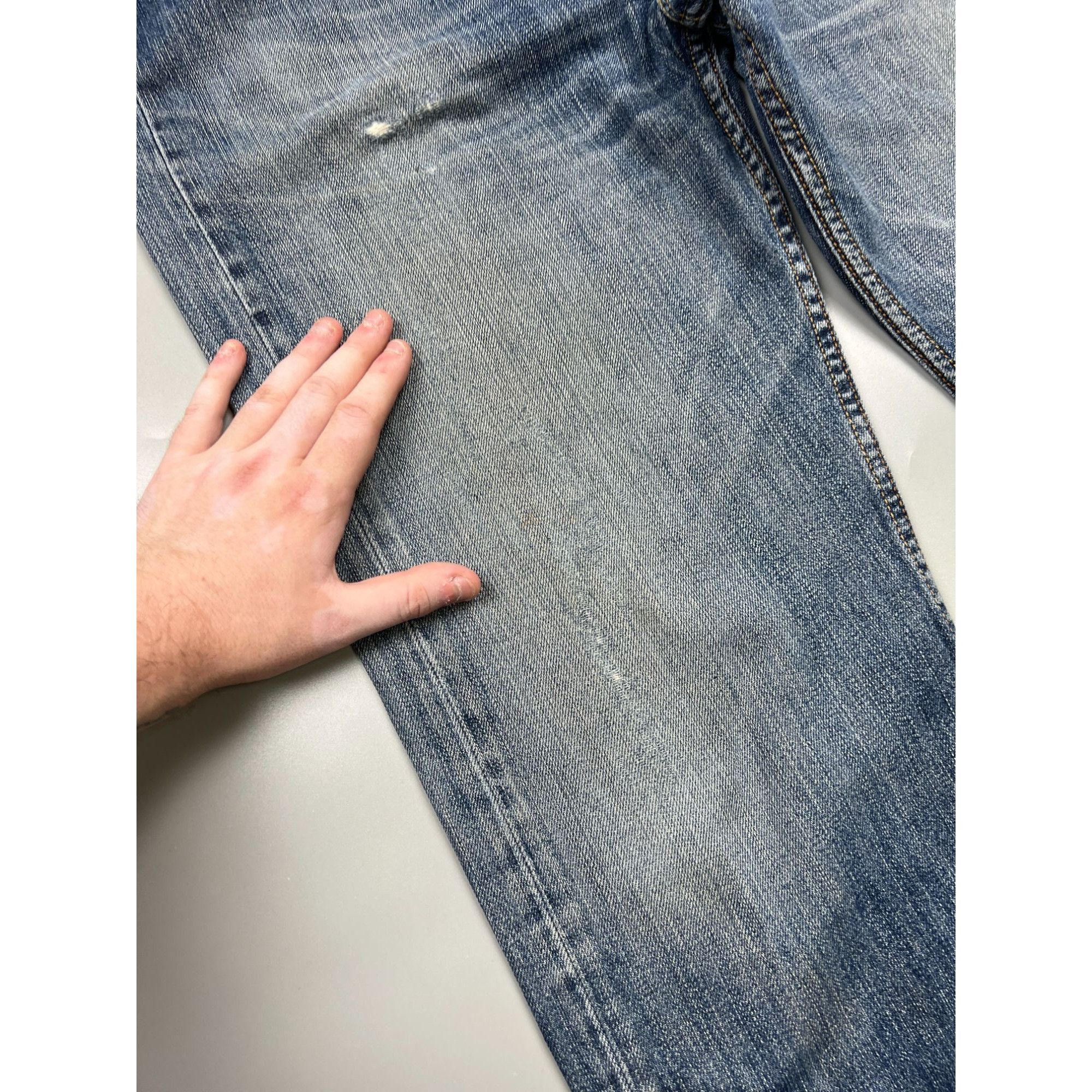 Levi's Levi’s 501 Distressed Denim Jeans Pants (Y0905) Size US 34 / EU 50 - 7 Thumbnail