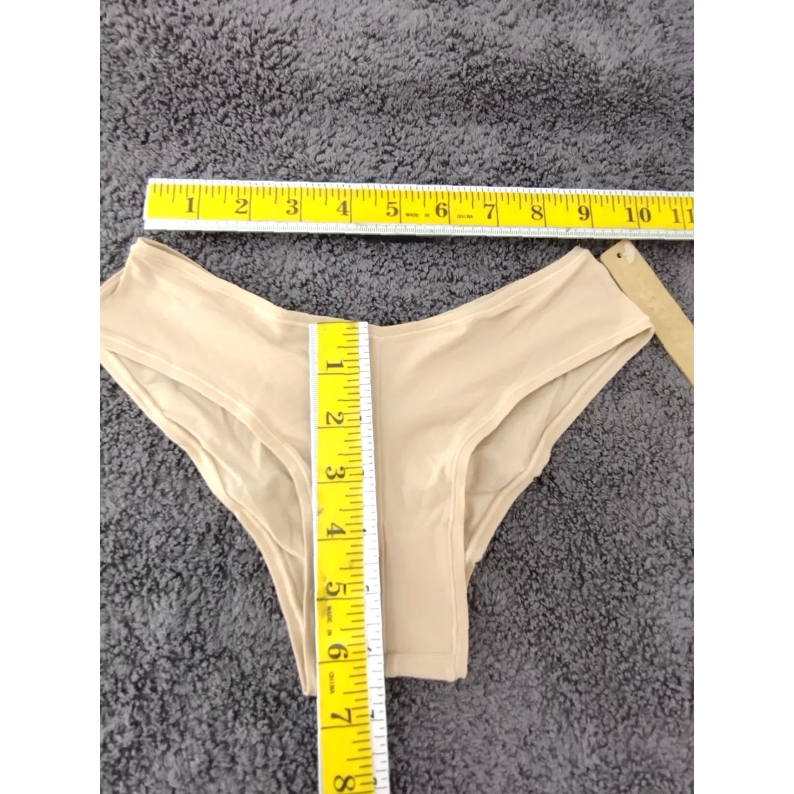SKIMS Skims Hipster Panties 2XS Clay Vshape Solid Opaque Mid Rise Womens Boyshorts XS? Size ONE SIZE - 4 Thumbnail