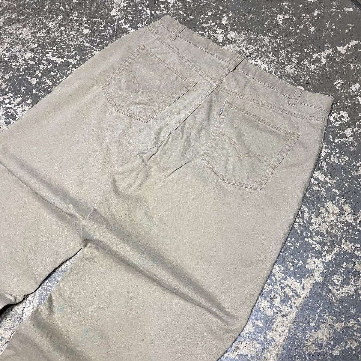 JNCO × Levi's × Vintage Vintage Levi’s Silvertab Baggy Tan Pants 90s Size US 40 / EU 56 - 10 Thumbnail