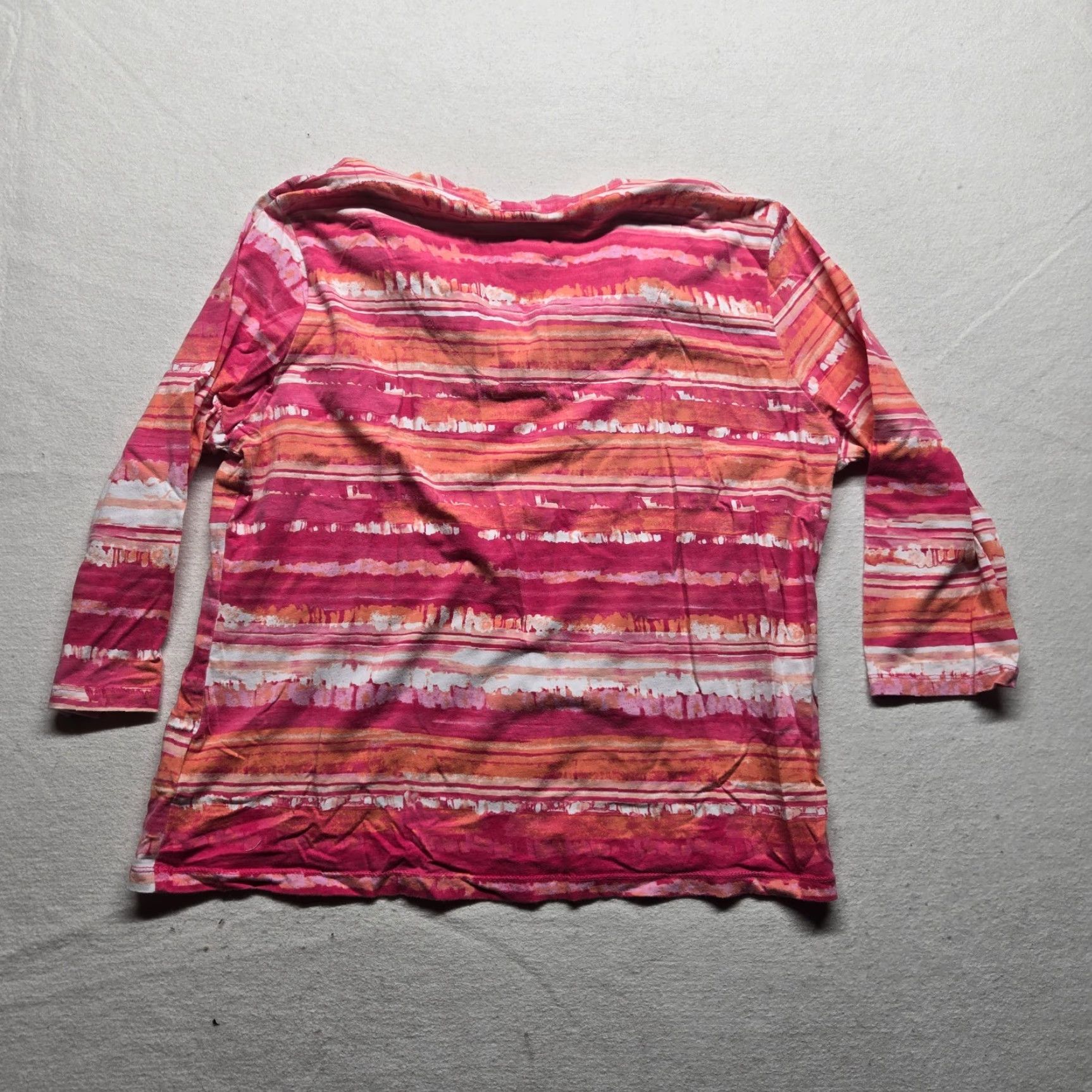 Vintage VINTAGE Ruby Rd Sequin Pink 3/4 Sleeve Top Adult Women's XL Rayon Nylon Shirt Size XL / US 12-14 / IT 48-50 - 7 Thumbnail