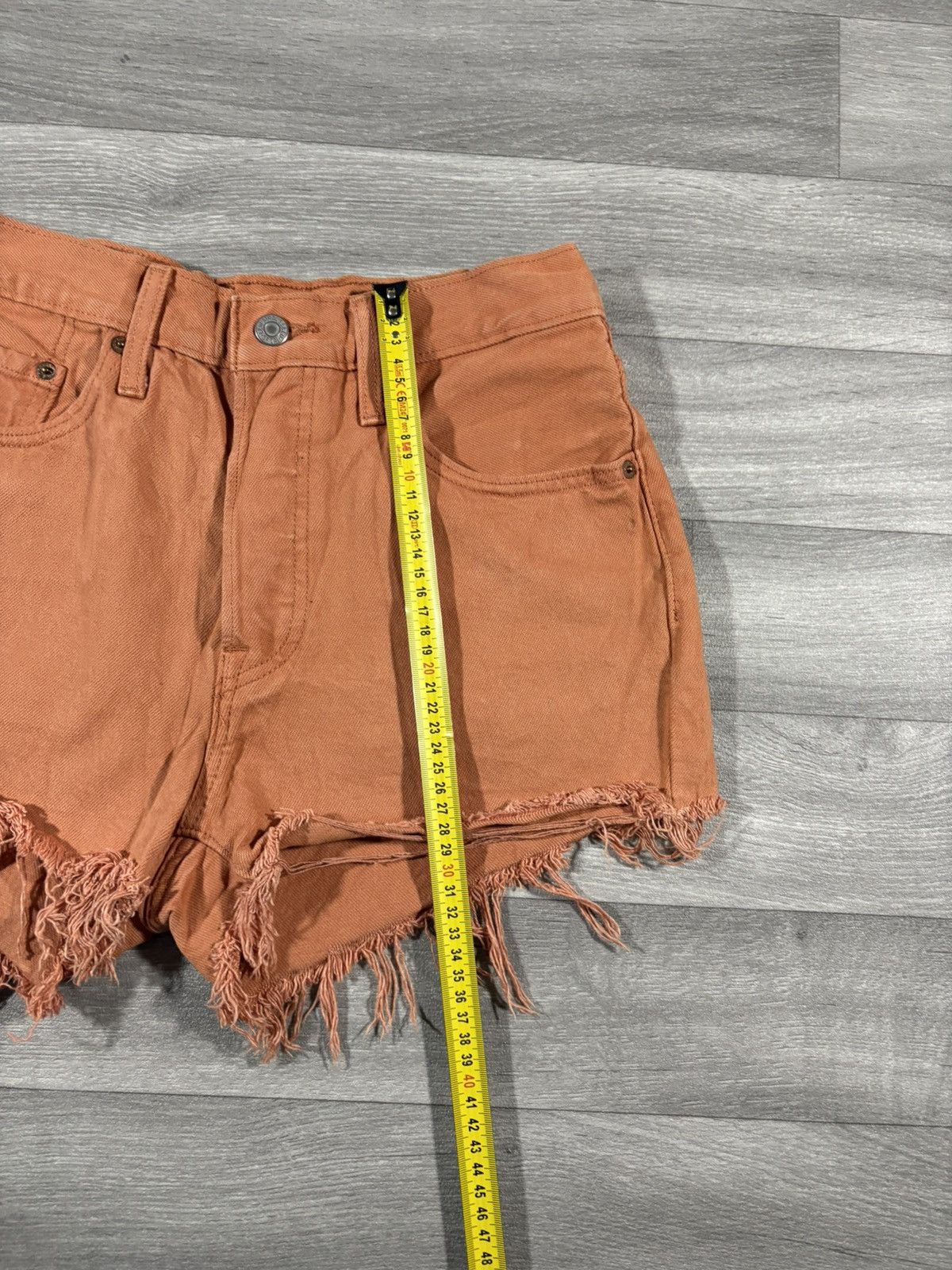 Levi's Short en jean Levi’s 501 - W28 - FR38 - Orange - Femme Size 27" / US 4 / IT 40 - 6 Thumbnail
