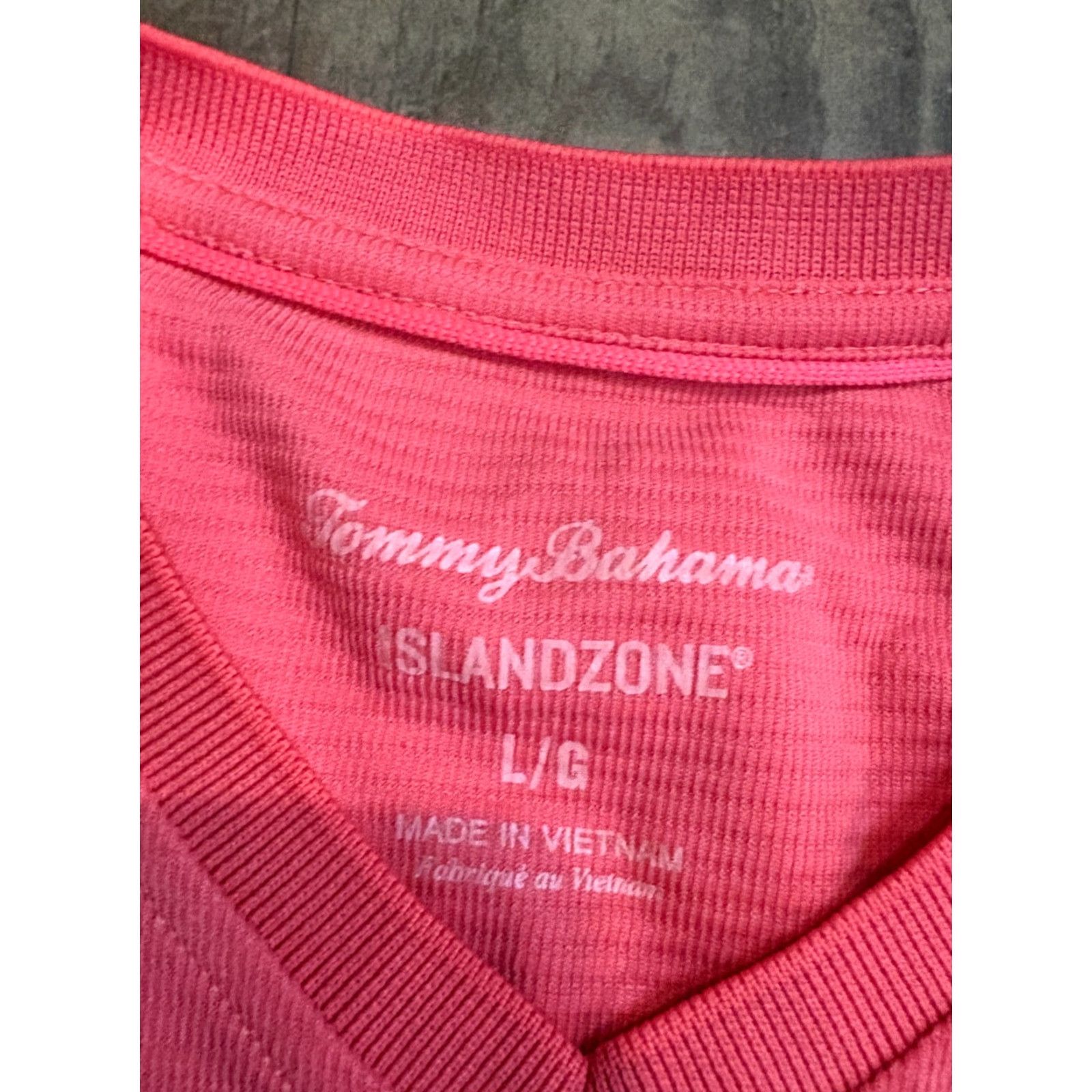 Tommy Bahama Tommy Bahama Shirt Womens Large Pink Island Zone Short Sleeve Tencel Modal Blend Size L / US 10 / IT 46 - 4 Thumbnail