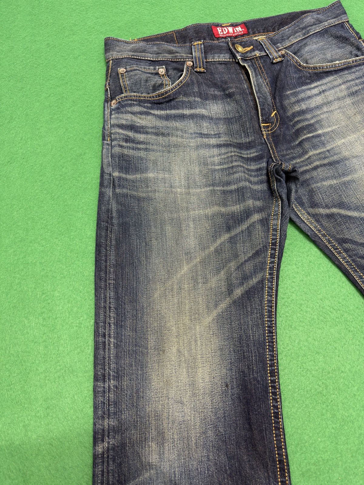 Kapital A27 EDWIN XV EXCLUSIVE VINTAGE MUD WASH AND VINTAGE STYLE Size US 35 - 2 Thumbnail
