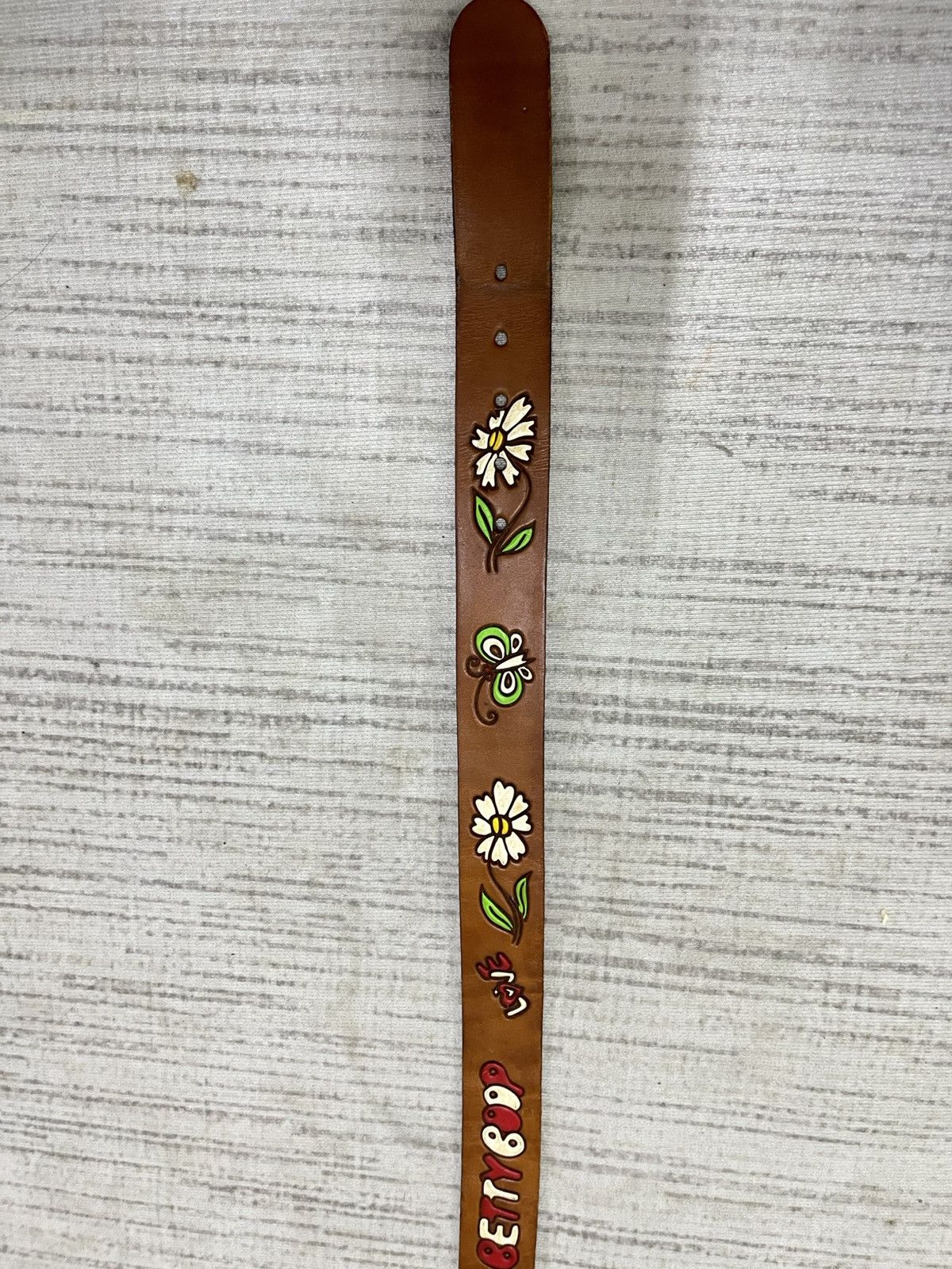 Vintage Vintage 80s betty boop leather belt Size ONE SIZE - 5 Thumbnail