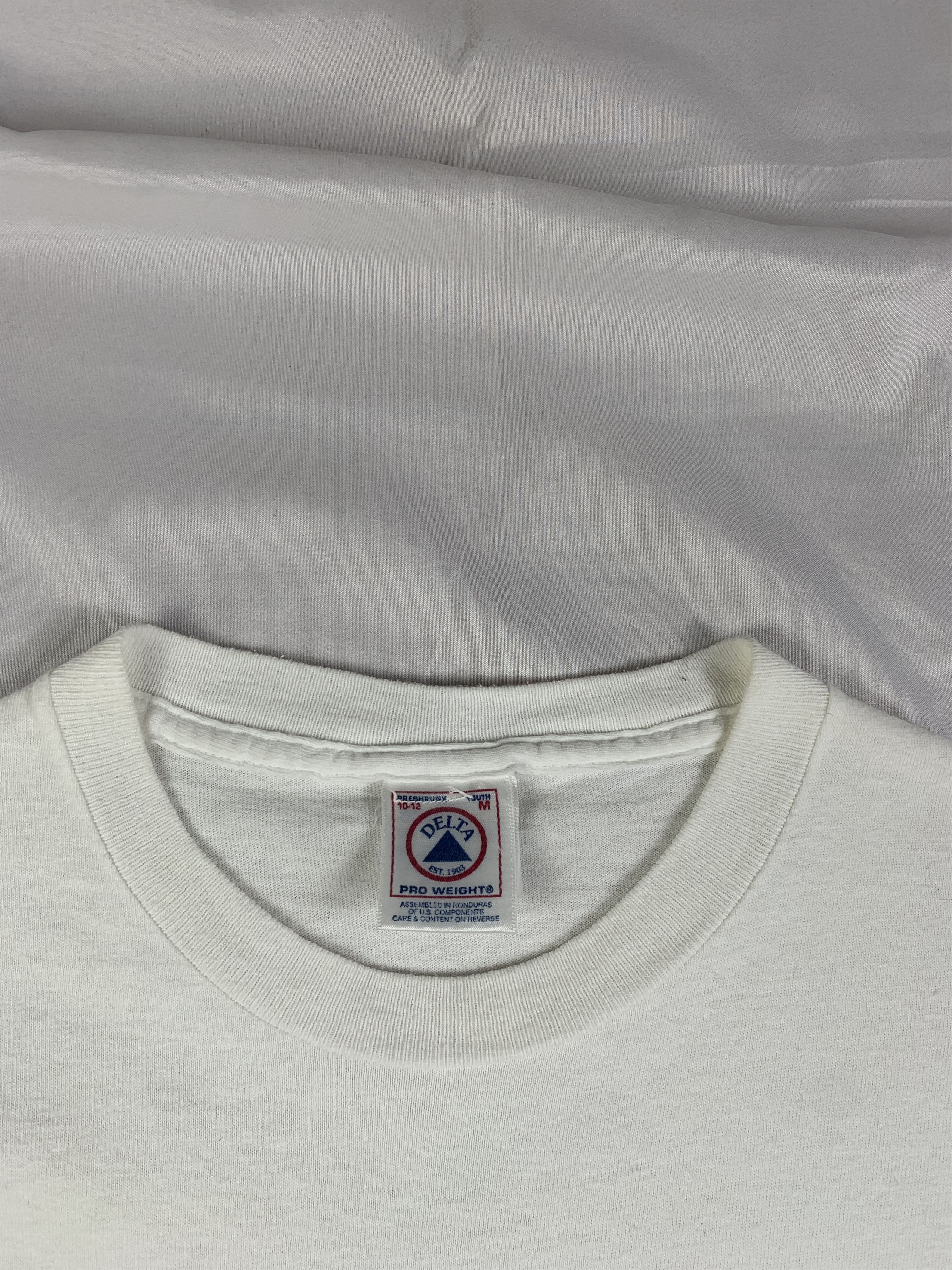 Cartoon Network 1990s Alvin & Chipmunks White Band Baby Tee (M) Size M / US 6-8 / IT 42-44 - 7 Thumbnail