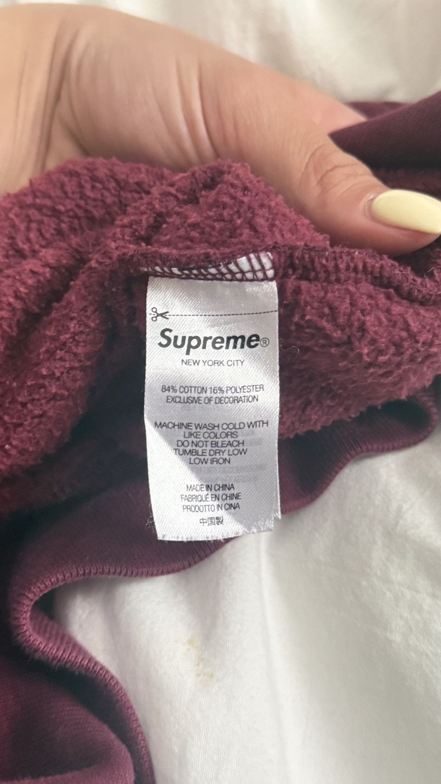 Supreme Supreme State Hooded Sweatshirt Size US M / EU 48-50 / 2 - 5 Thumbnail