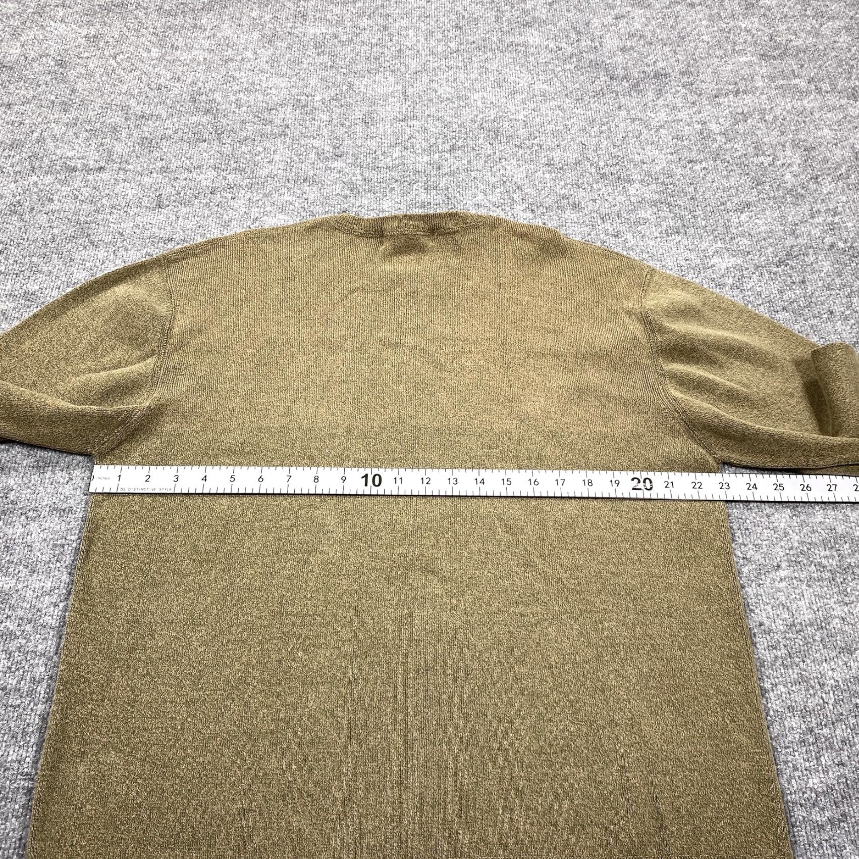 Banana Republic Banana Republic Sweater Mens XL Green Crew Neck Cotton Tight-Knit Lightweight Southwestern? Size US XL / EU 56 / 4 - 4 Thumbnail