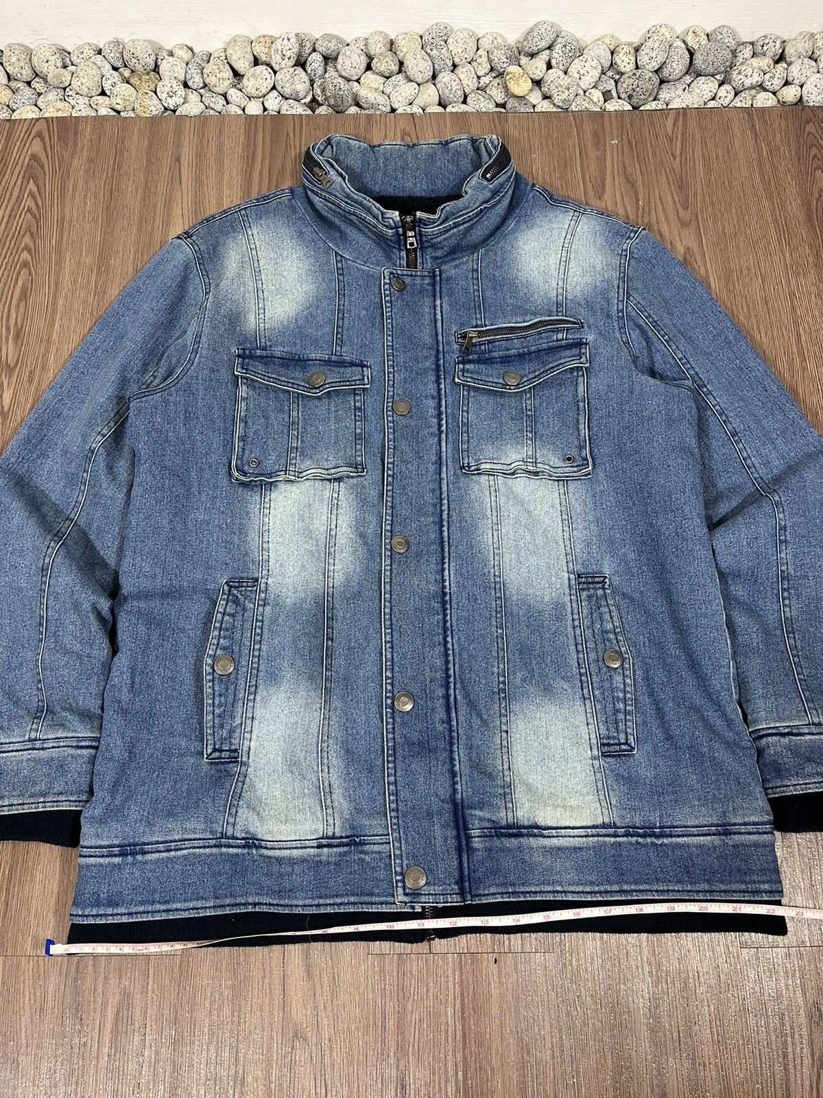 In The Attic × Japanese Brand In The Attic Homme Multipocket Denim Bono Jacket Size US XXL / EU 58 / 5 - 10 Thumbnail