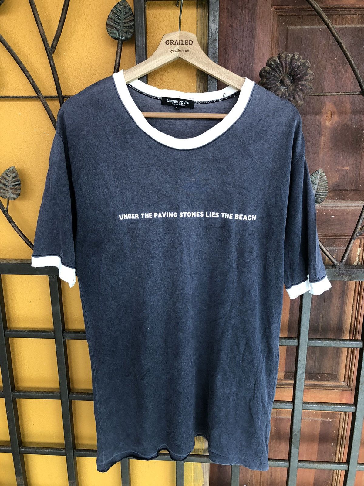 SS95 Under The Paving Stones Faded Shirt Tee Rare