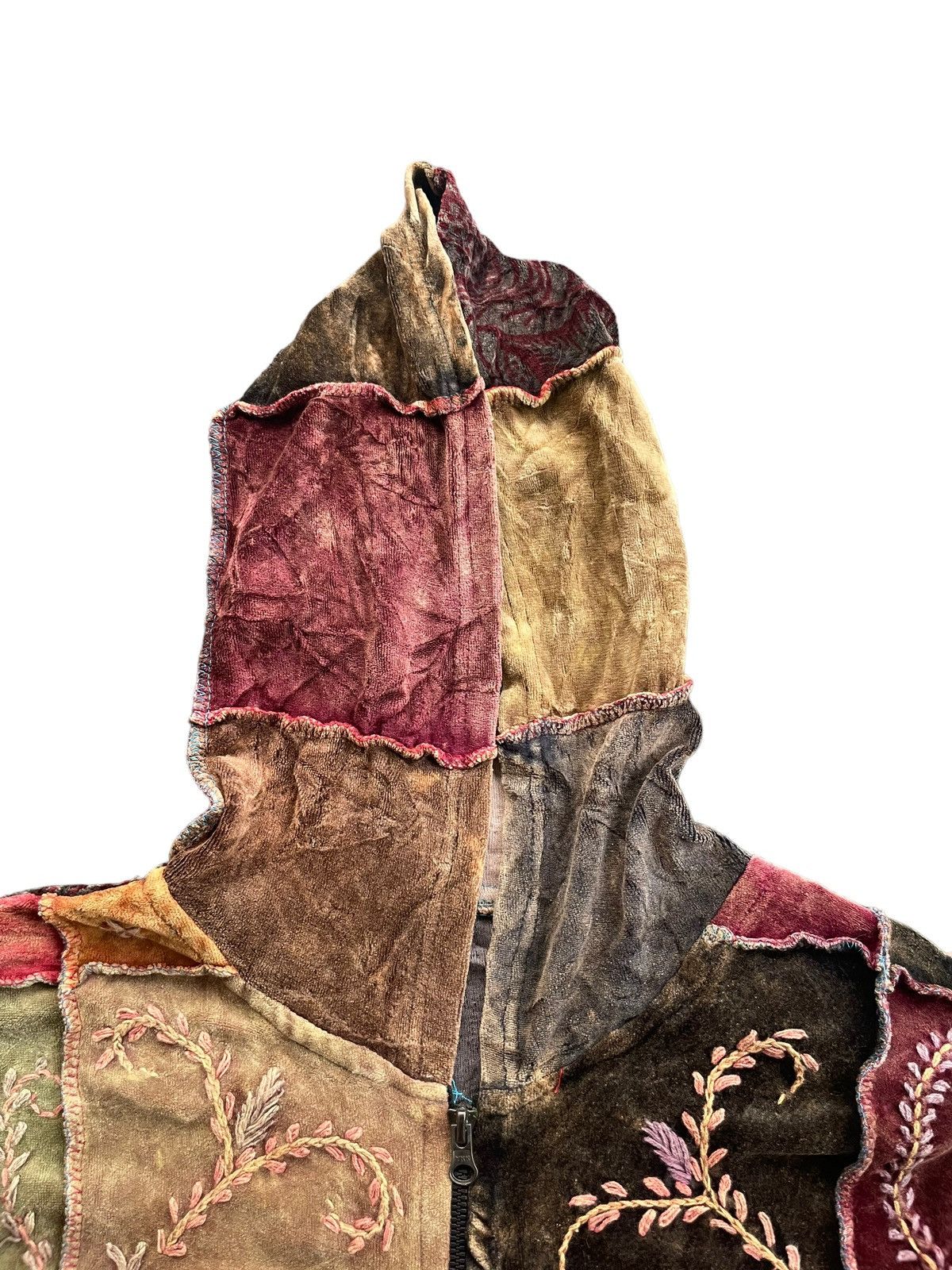 Handmade Vintage Nepal Custom Hand Made Hoodie Size M / US 6-8 / IT 42-44 - 4 Thumbnail