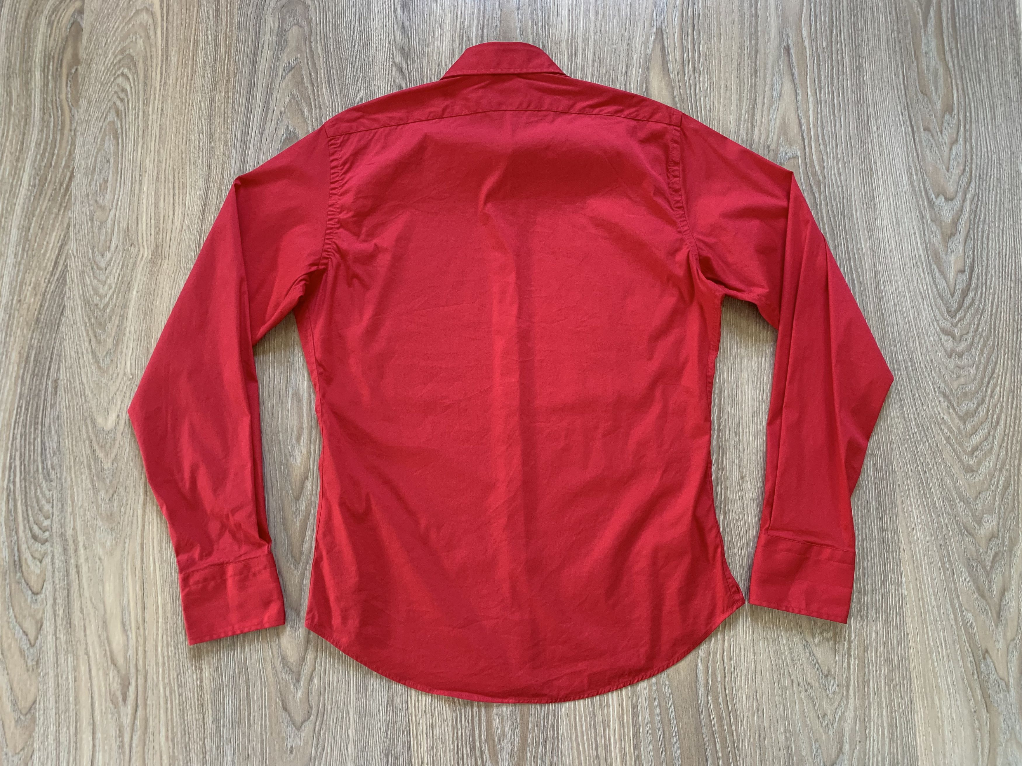 Zara Zara Man Basic Super Slim Fit Long Sleeve Shirt Size US M / EU 48-50 / 2 - 3 Thumbnail