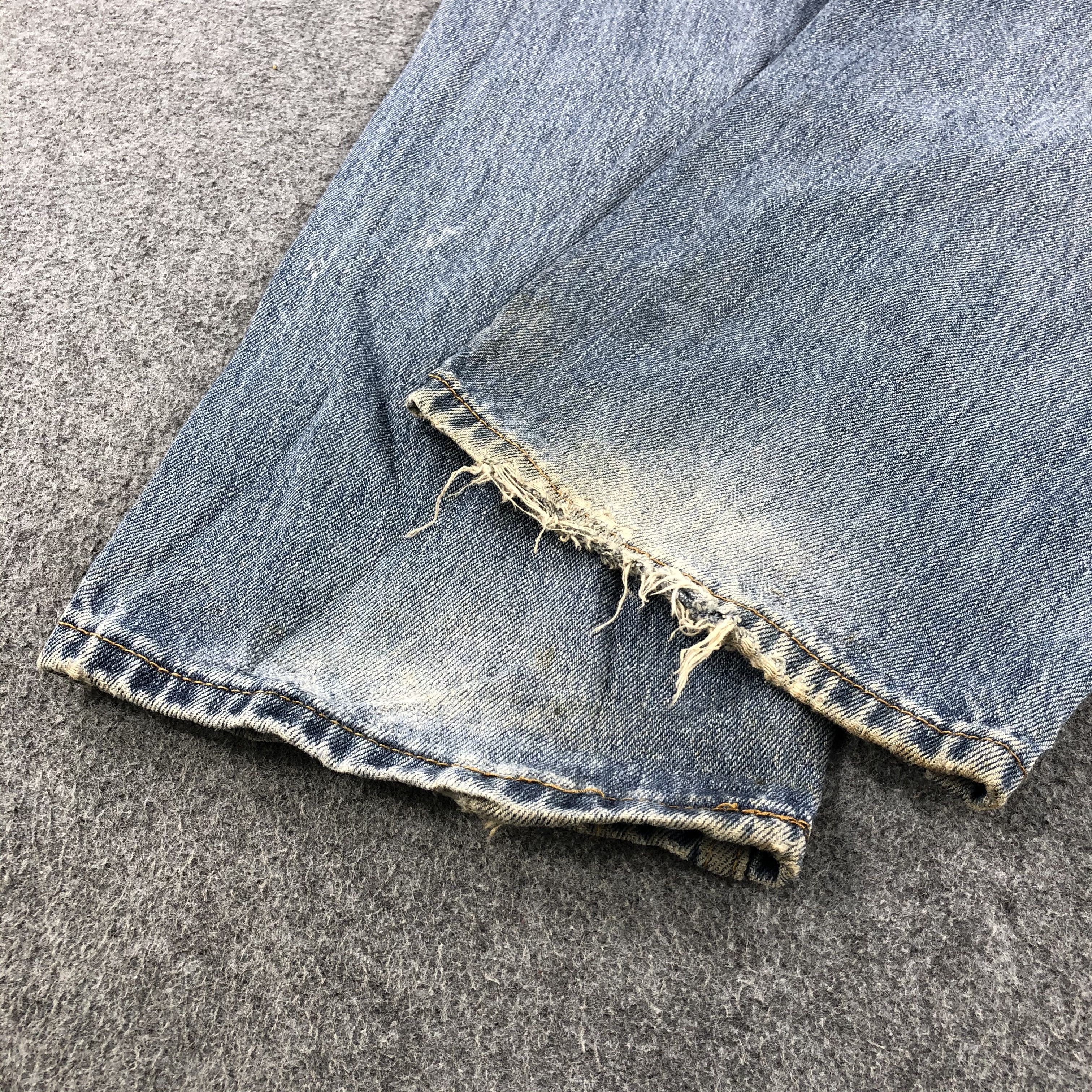 Levi's Vintage Blue Wash Levis 505 Jeans-JM1000 Size US 39 - 5 Thumbnail