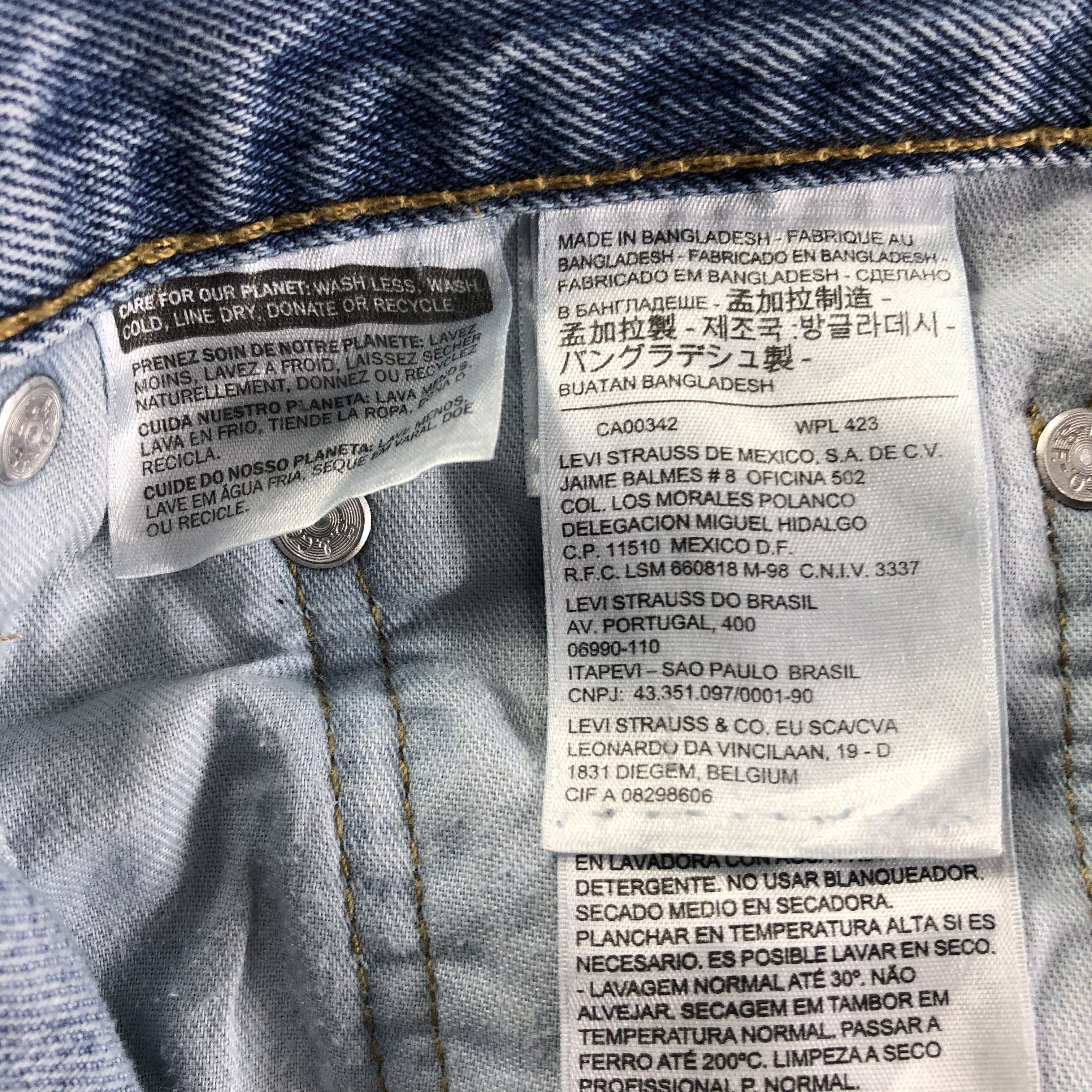 Levi's Vintage Light Wash Levis 550 Jeans-JM3385 Size US 37 - 10 Thumbnail