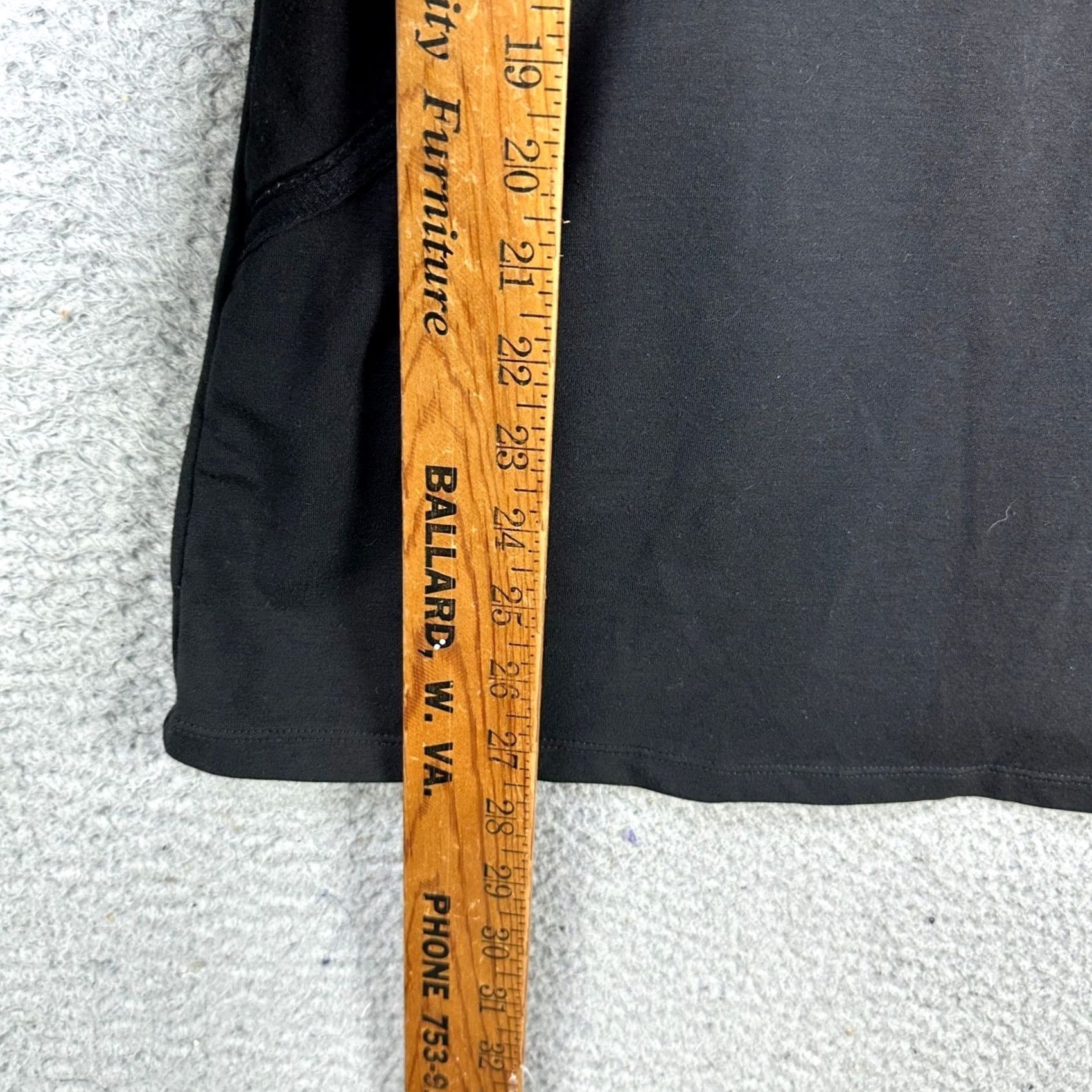 Spanx Spanx Hoodie Sweatshirt Womens Small Black Belted Long Sleeve Stretch Pullover Size S / US 4 / IT 40 - 7 Thumbnail