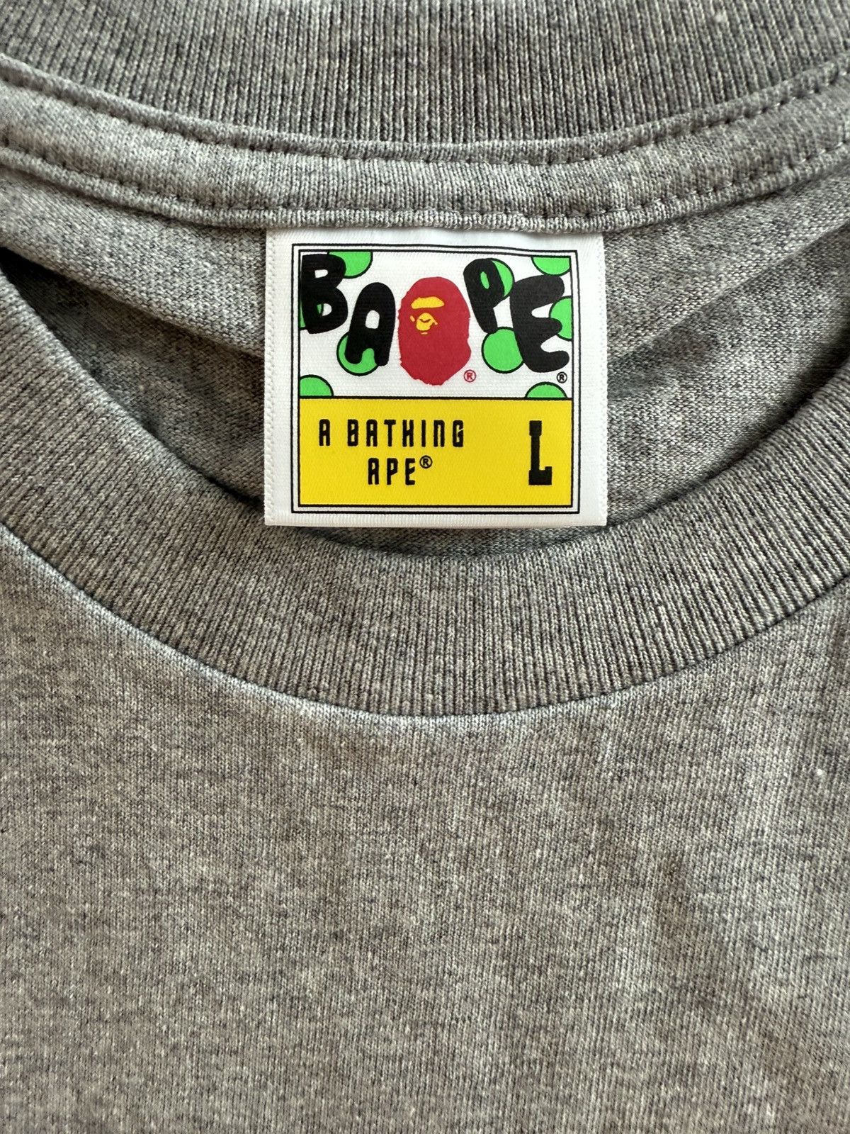 Bape Bape ape face tee Size US L / EU 52-54 / 3 - 4 Thumbnail