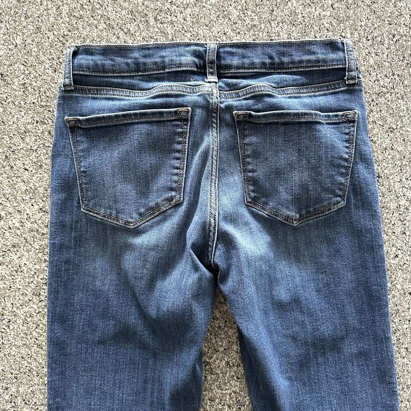 Banana Republic Banana Republic Jeans Skinny Blue Medium Wash Stretch Denim Womens Size 2 Slim Rise Mid Inseam 27.5 Size 27" / US 4 / IT 40 - 5 Thumbnail