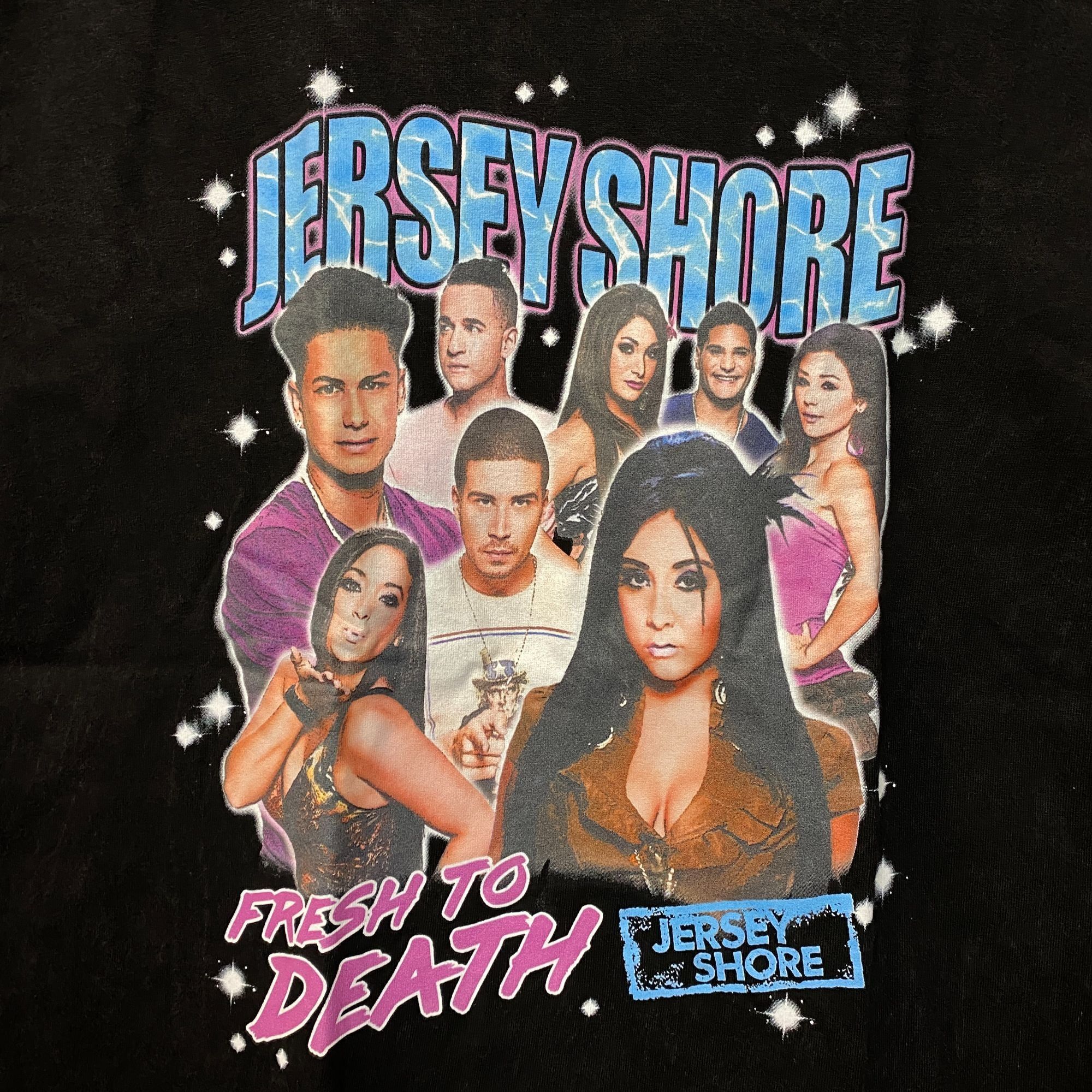 Ripple Junction Jersey Shore Fresh To Death Graphic T-Shirt Medium Size US M / EU 48-50 / 2 - 2 Thumbnail
