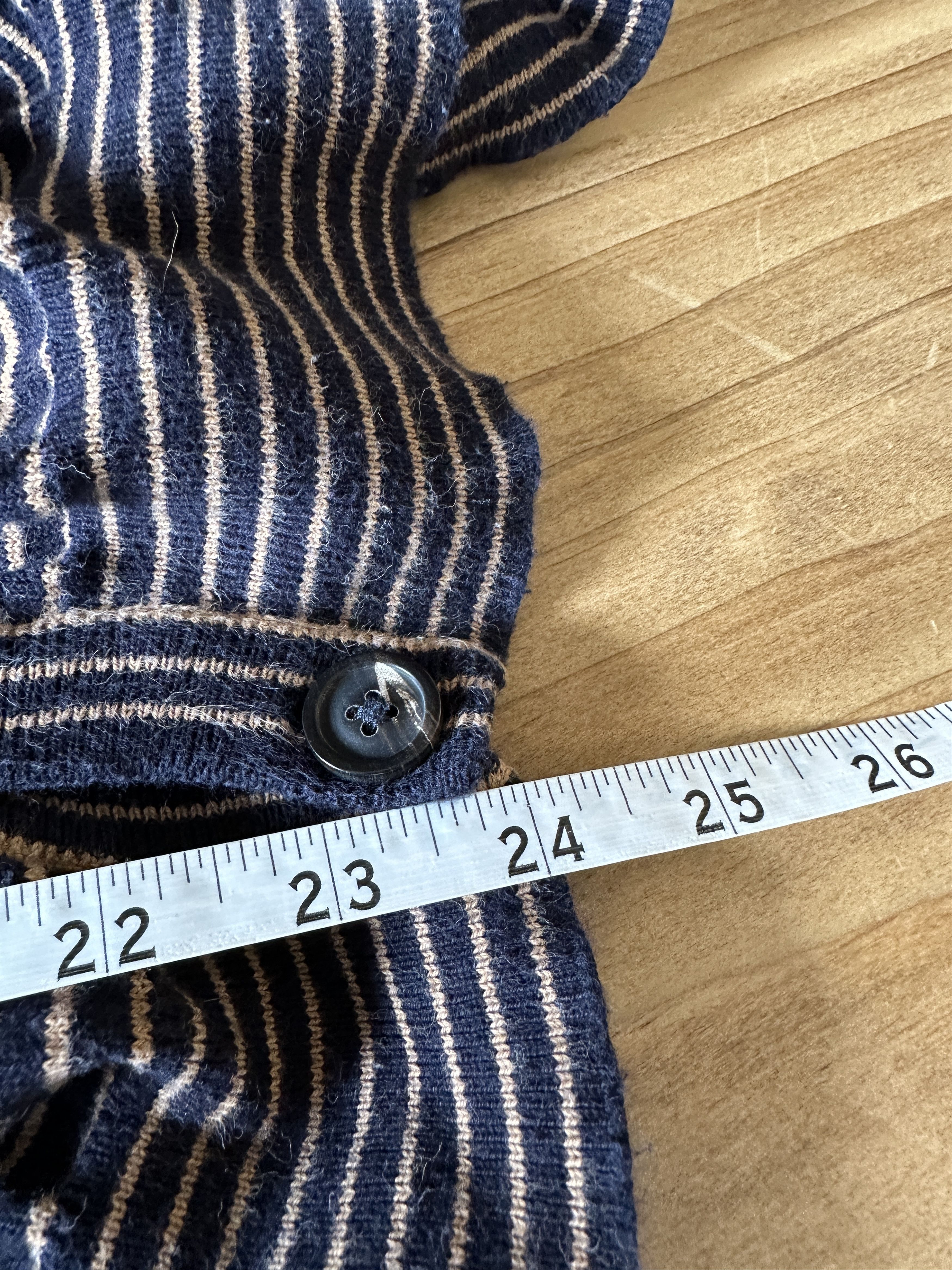 Maison Margiela Maison Margiela Striped Cardigan Size US S / EU 44-46 / 1 - 9 Thumbnail