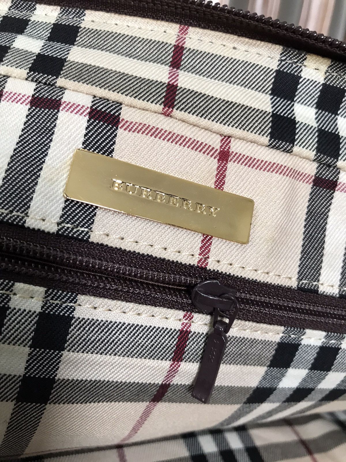 Burberry Burberry Handbag Brown Leather Size ONE SIZE - 6 Thumbnail