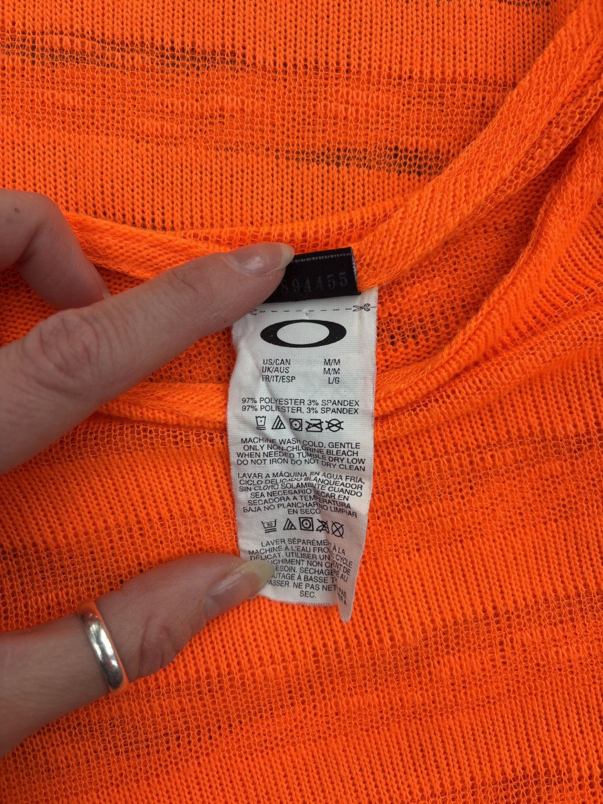 Oakley Oakley 2013 knit/mesh long sleeve striped top Size US M / EU 48-50 / 2 - 7 Thumbnail