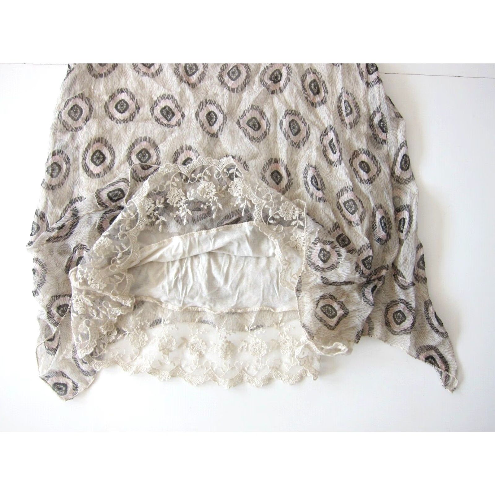 Vintage VINTAGE Carla Conti Italy 100% Silk Lace Pink Black Polka Dot Sleeveless Tank Blouse M Size M / US 6-8 / IT 42-44 - 7 Thumbnail
