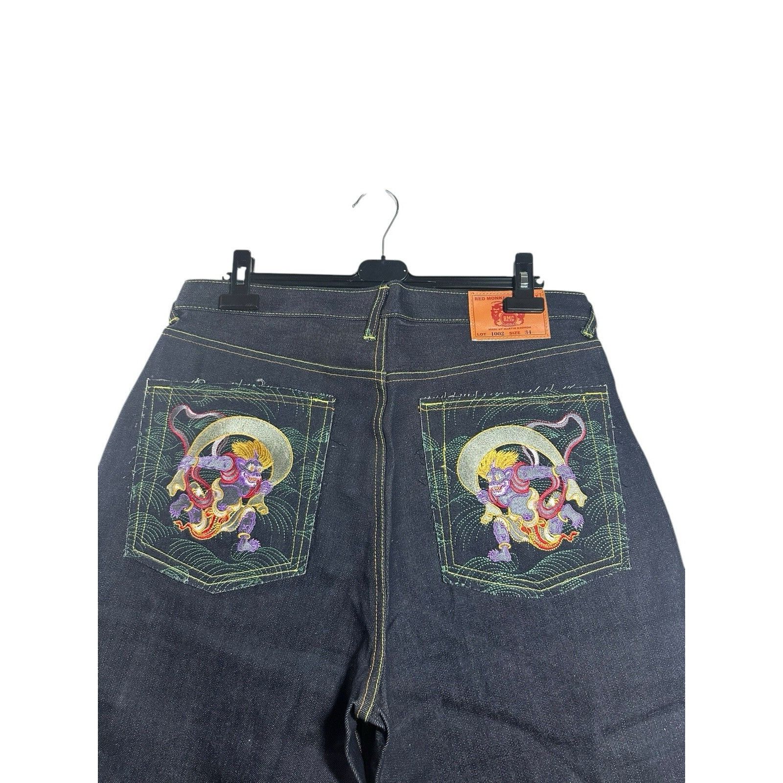 Red Monkey Vintage Red Monkey Company RMC Jean Shorts Jorts 90’s 2000’s Size US 34 / EU 50 - 4 Thumbnail