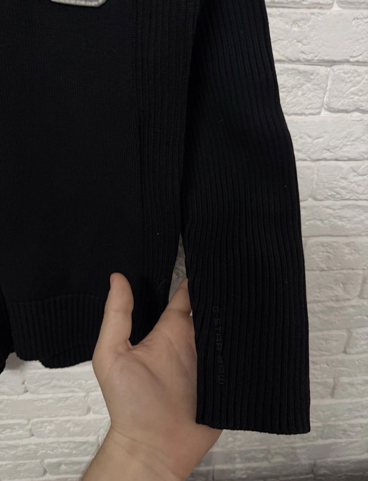 G-Star Vintage G-Star Raw Heavyweight Knited Sweater 3301 Huge Logo Size US XL / EU 56 / 4 - 5 Thumbnail