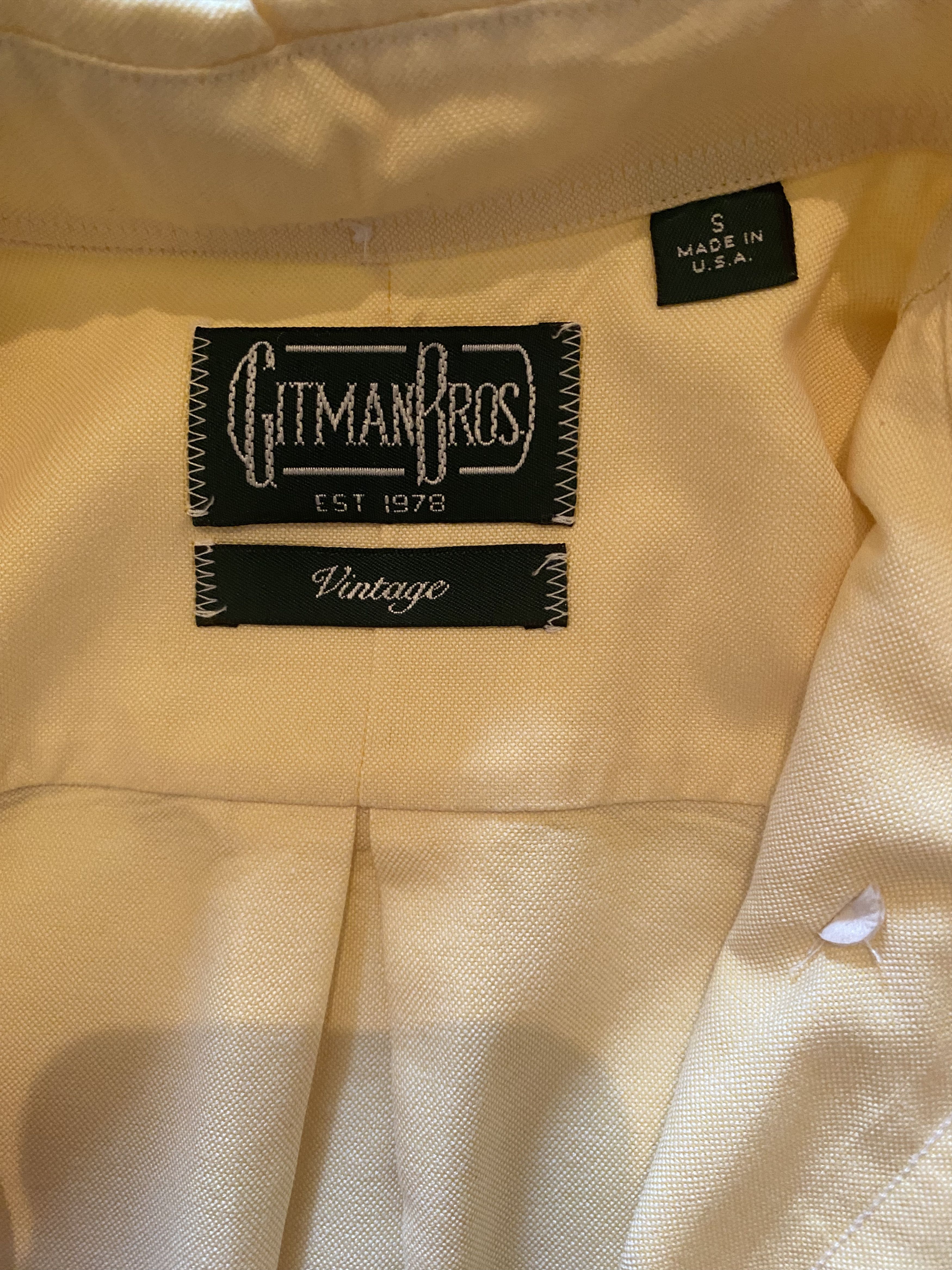 Gitman Bros. Vintage Oxford Shirt Size US S / EU 44-46 / 1 - 3 Thumbnail