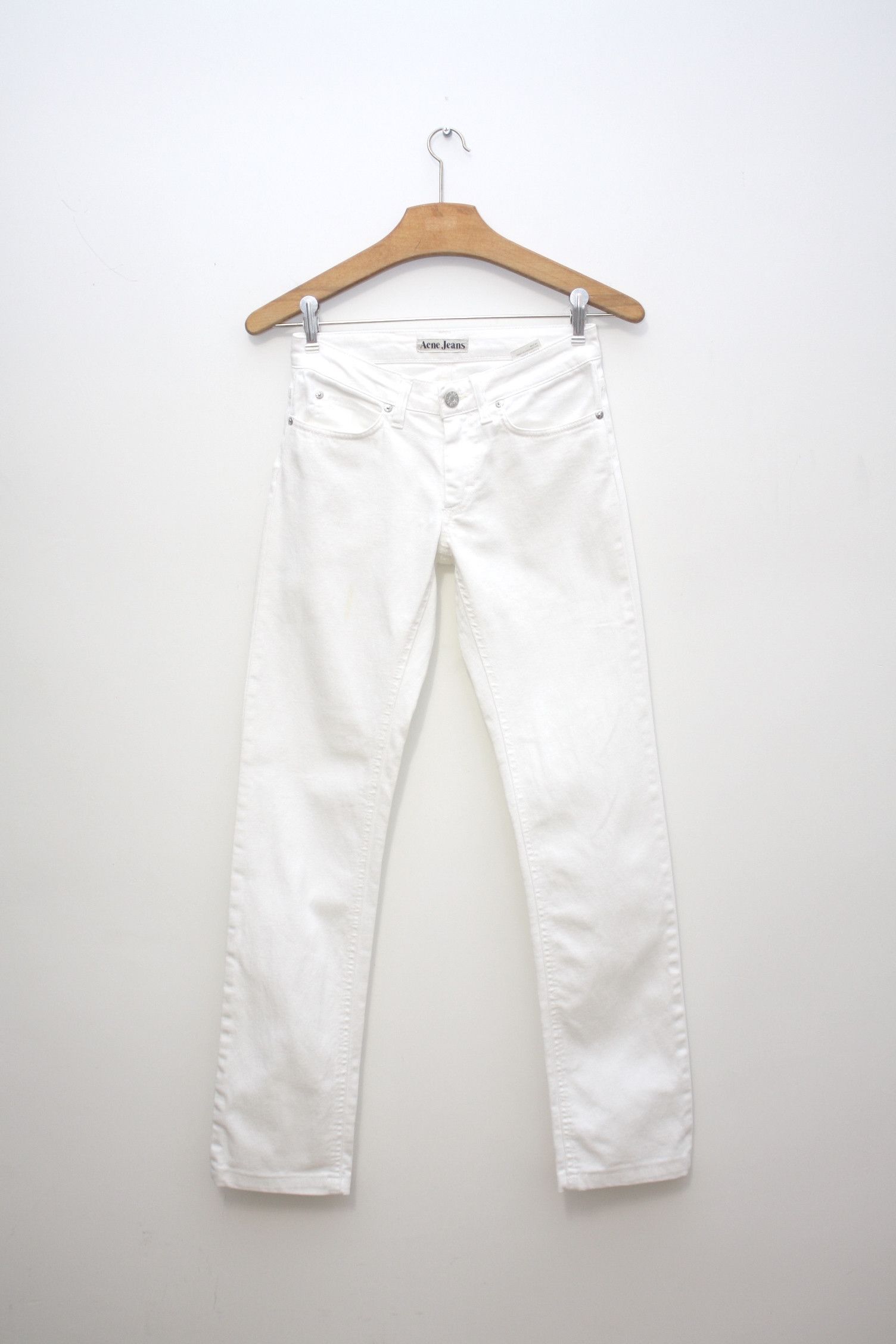 Acne Studios Acne Jeans Hep White 26/32 Denim Jeans Size 26" / US 2 / IT 38 - 1 Thumbnail