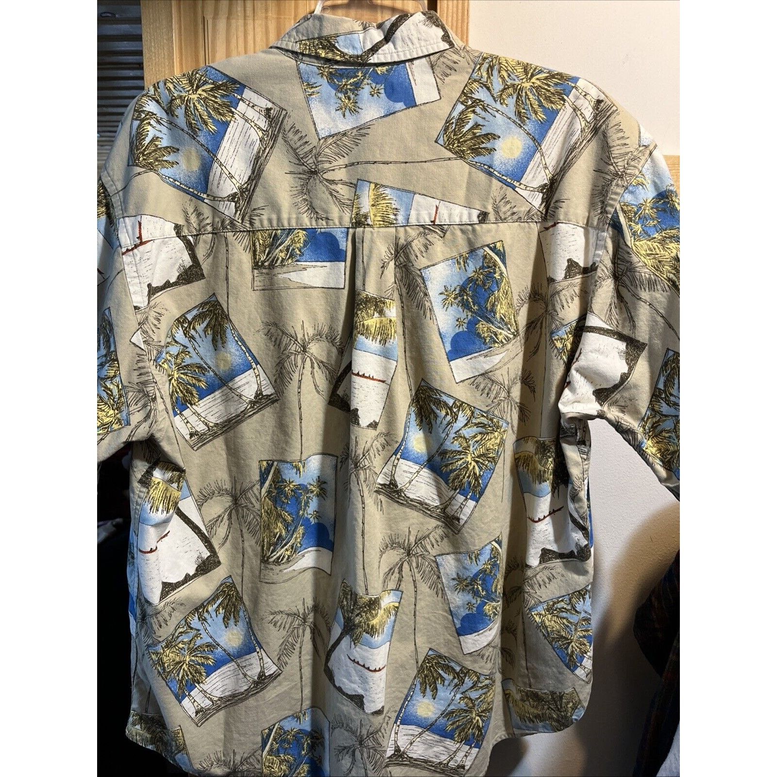 Puritan Puritan Hawaiian Style Shirt Size L Men's Brown Button Up SS Size US L / EU 52-54 / 3 - 8 Thumbnail