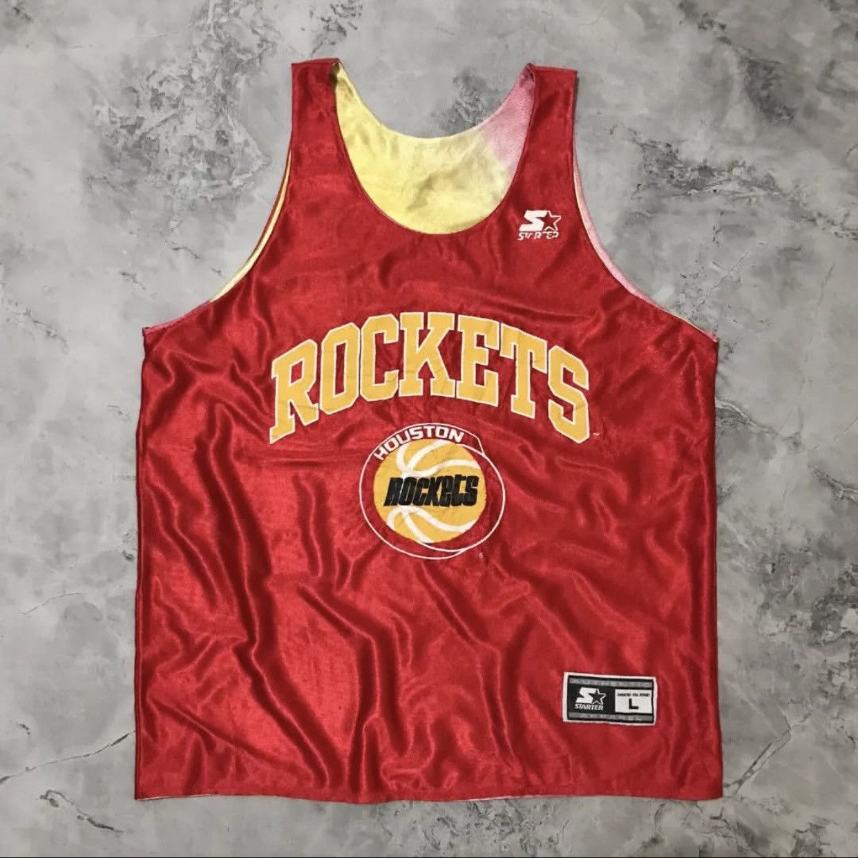 Starter Vintage NBA Houston Rockets Reversible Jersey by Starter Size US L / EU 52-54 / 3 - 3 Thumbnail