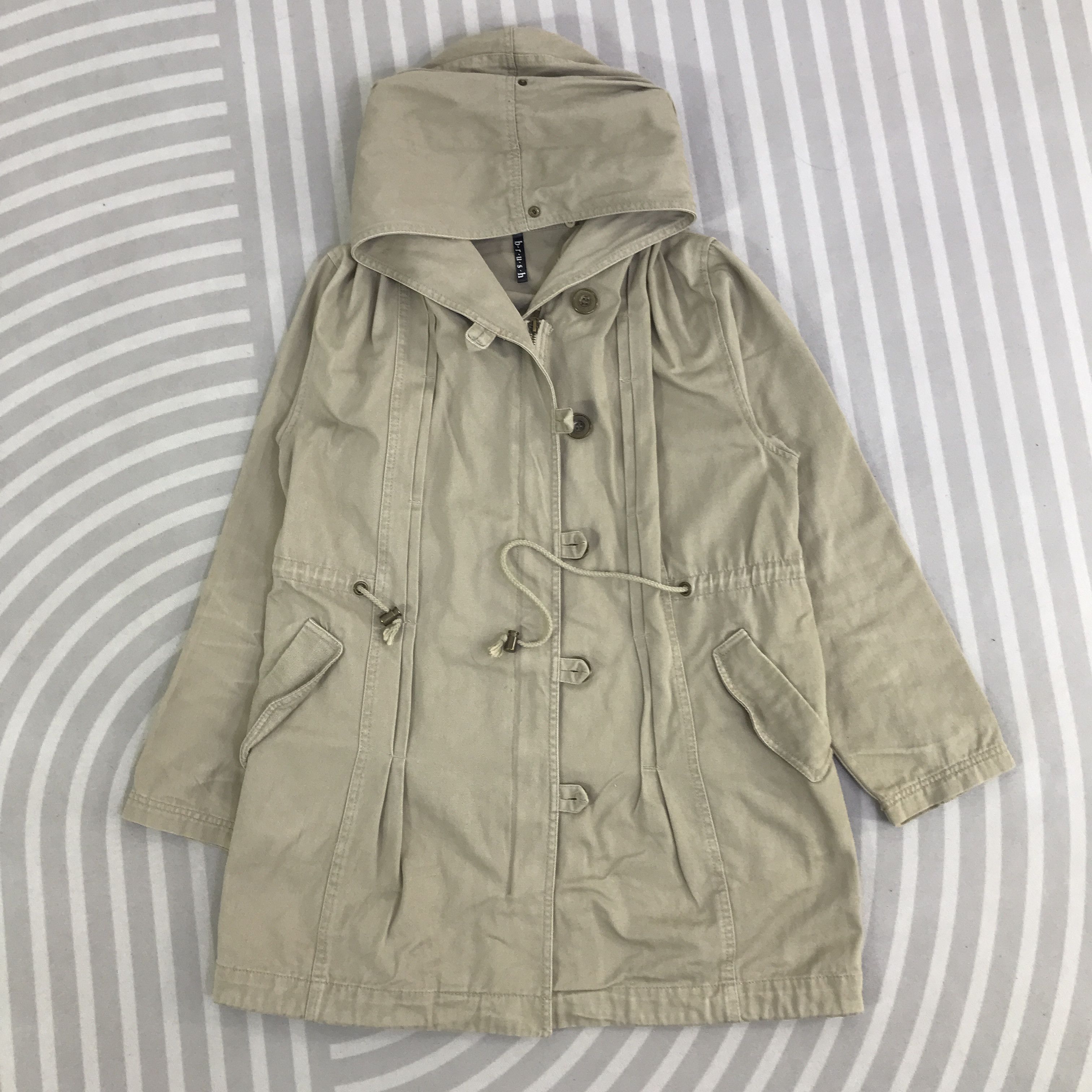Japanese Brand Vintage B.r.u.s.h Japan Parkas Hoodie Jacket K122B4 Size US M / EU 48-50 / 2 - 1 Thumbnail
