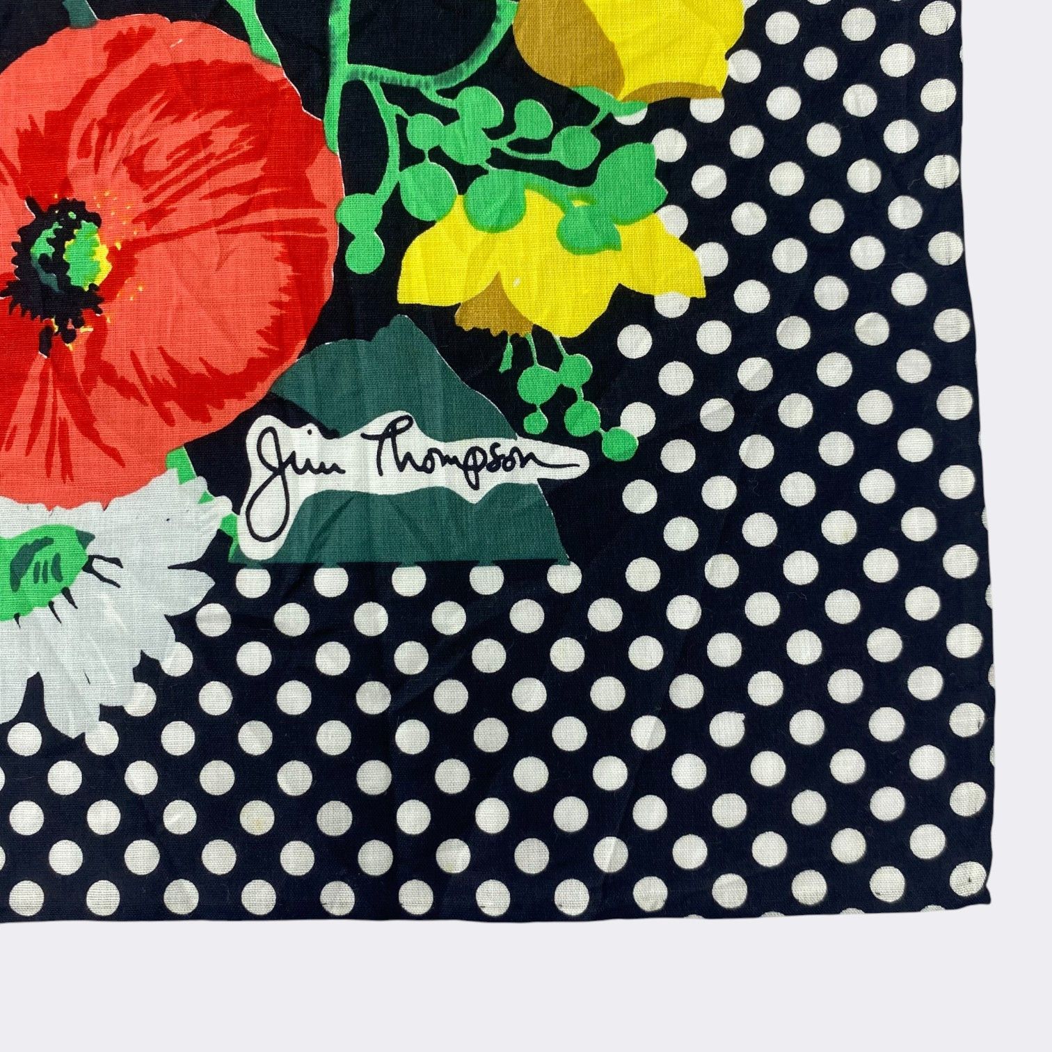 Jim Thompson Vintage Jum Thompson Handkerchief Neckerchief Bandana H131R Size ONE SIZE - 3 Thumbnail