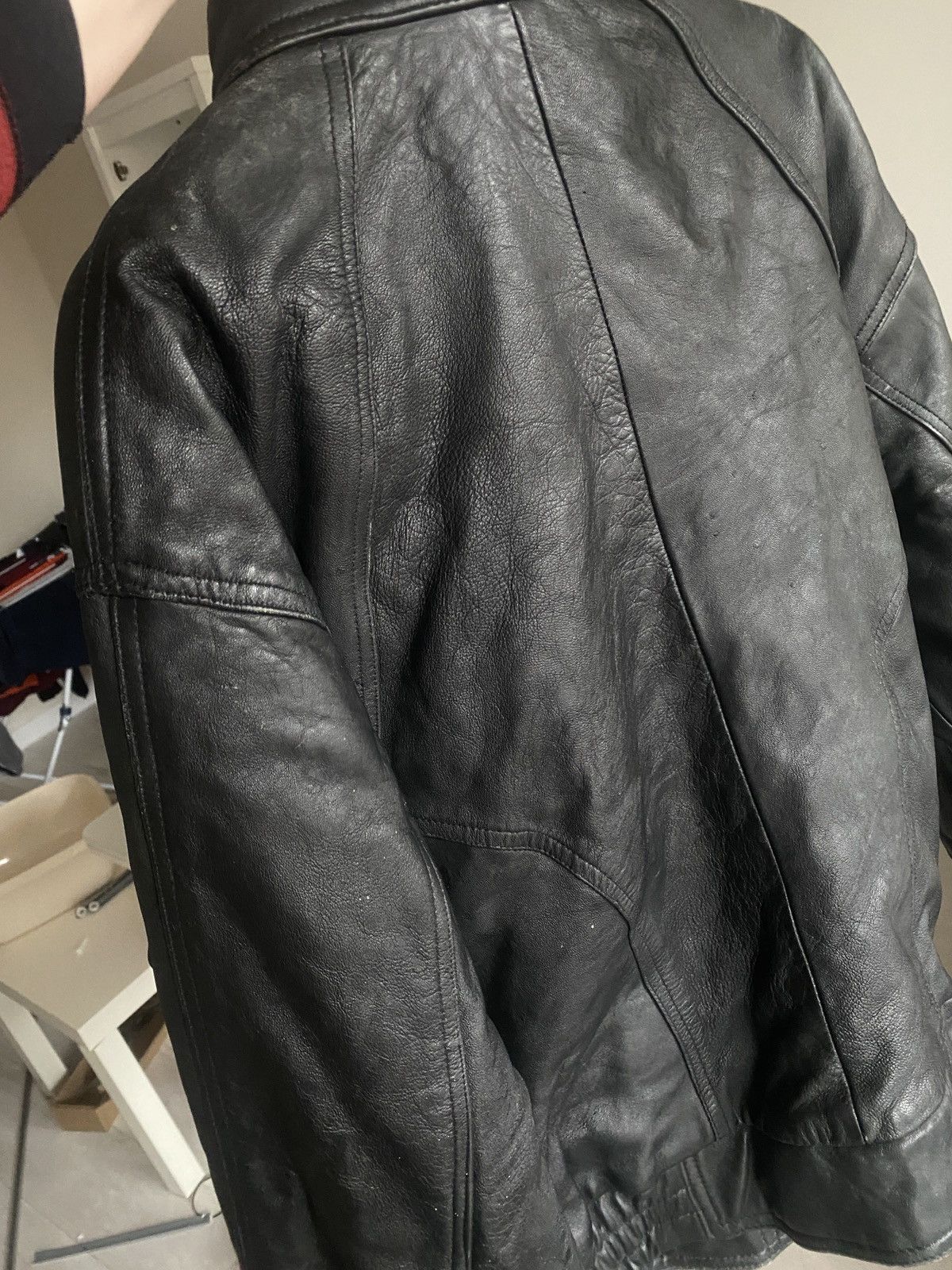 Vintage Vintage streetwear leather jacket 90s Size US L / EU 52-54 / 3 - 8 Thumbnail