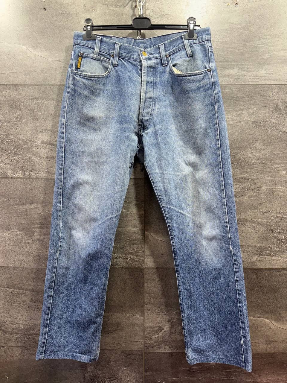 Giorgio Armani Vintage 90s Italy Giorgio Armani Distressed Baggy Jeans Size US 36 / EU 52 - 1 Thumbnail