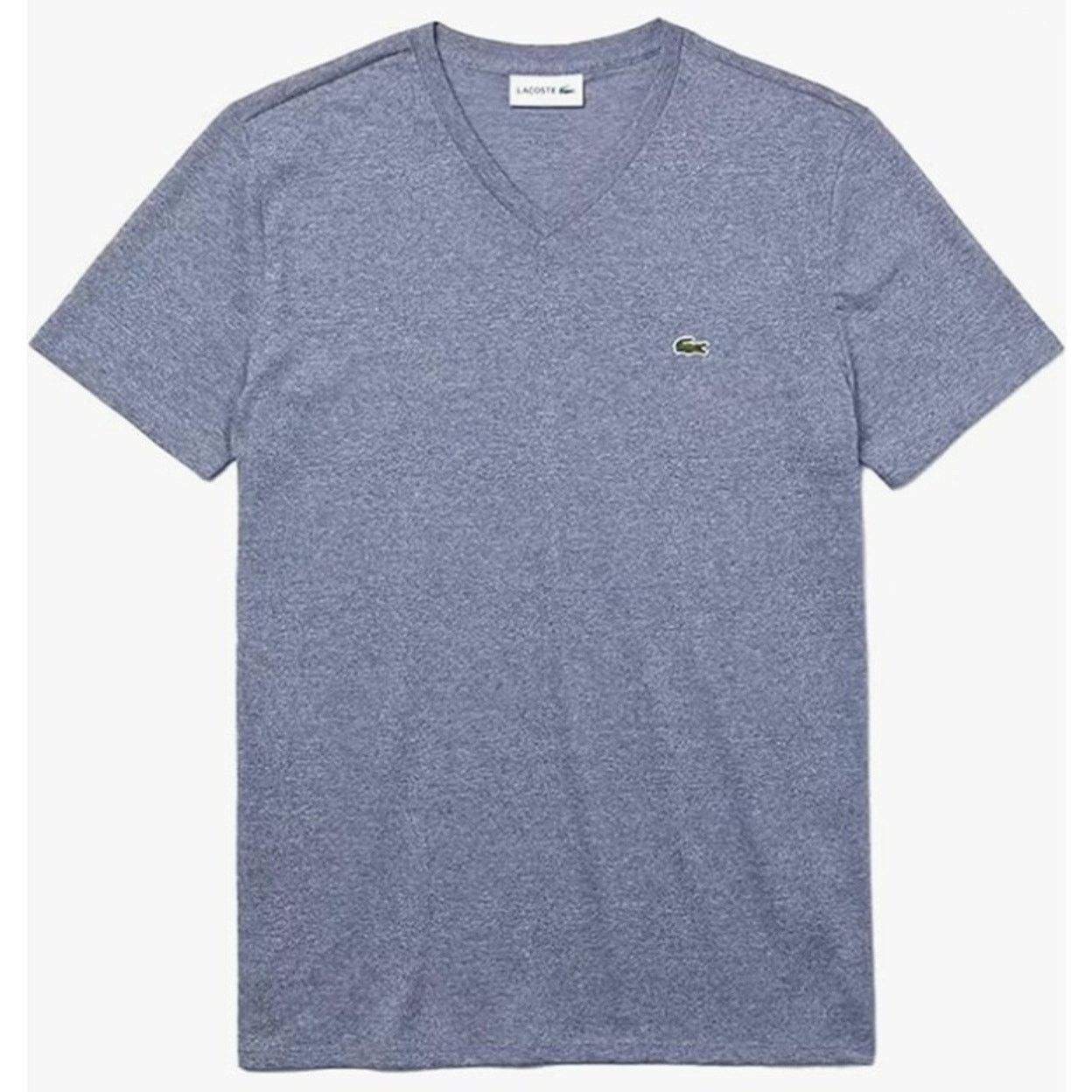 Lacoste Lacoste Men's Short V-Neck Pima Cotton Jersey T-Shirt 2XL Size US XXL / EU 58 / 5 - 3 Thumbnail