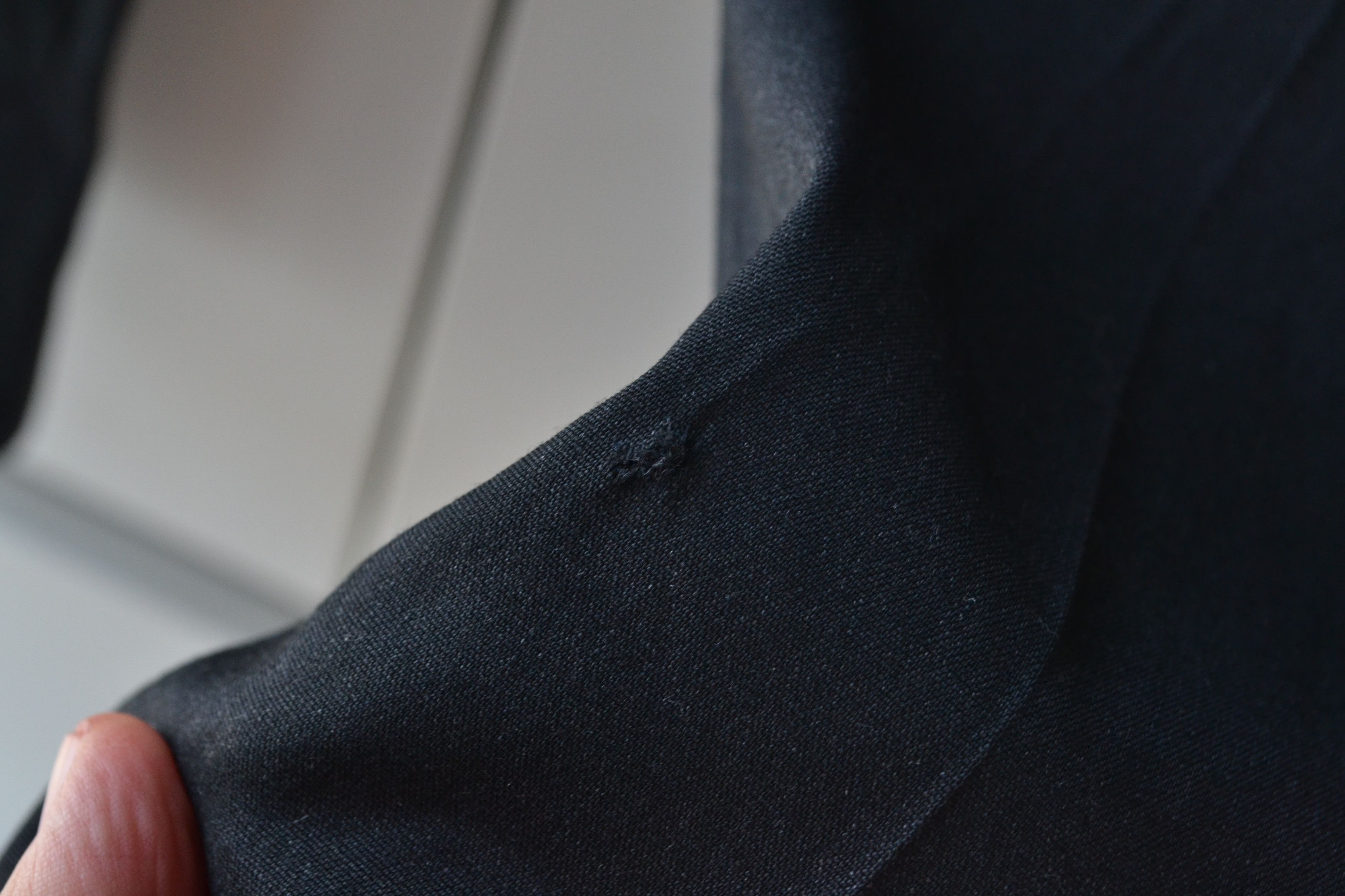 Helmut Lang 🔴 HELMUT LANG Pants Trousers Wool 90s Suit Pockets Black Size US 26 / EU 42 - 9 Thumbnail