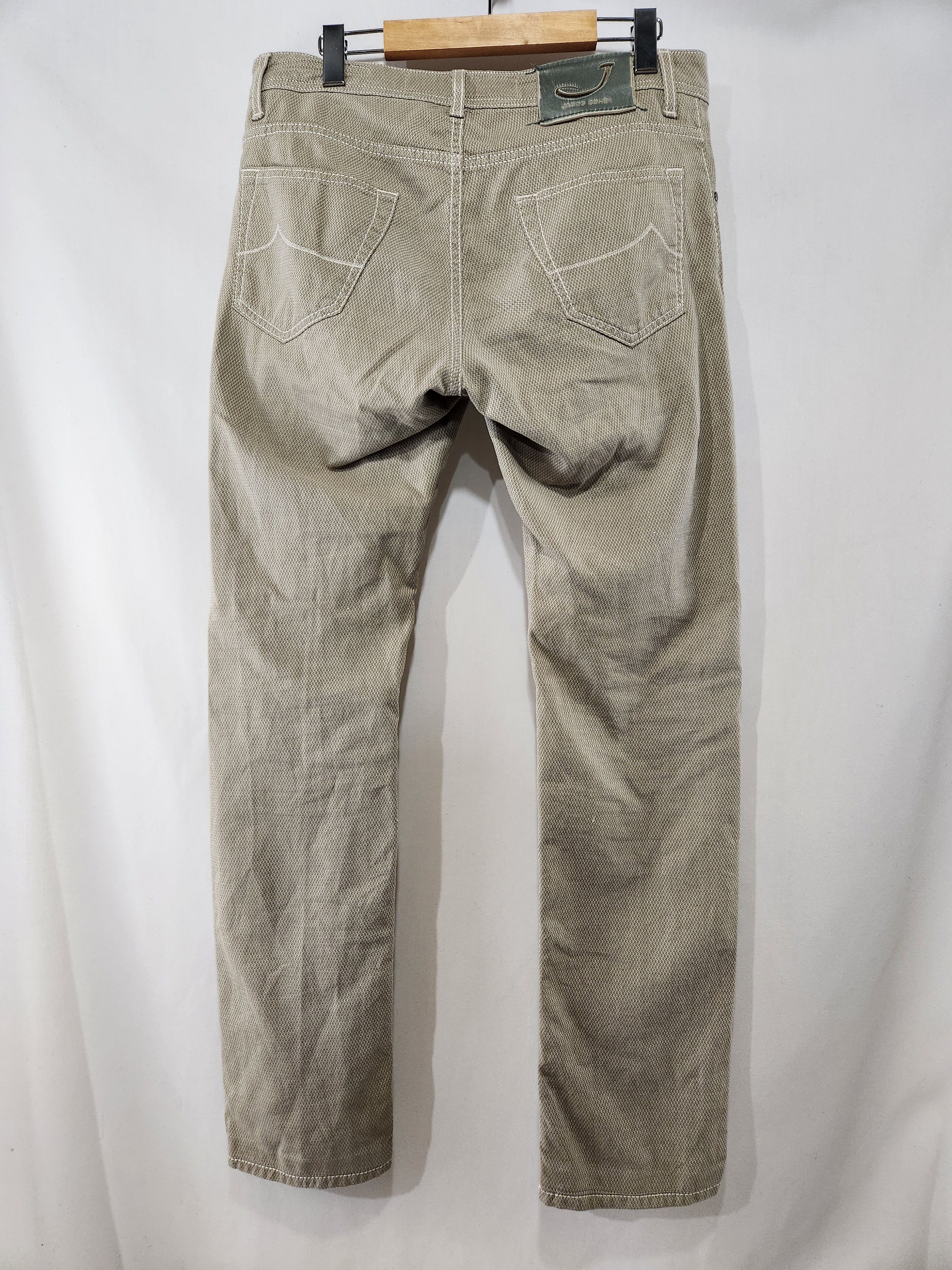 Jacob Cohen Nick Fit Style 622 Cross Woven Gray Size US 32 / EU 48 - 8 Thumbnail