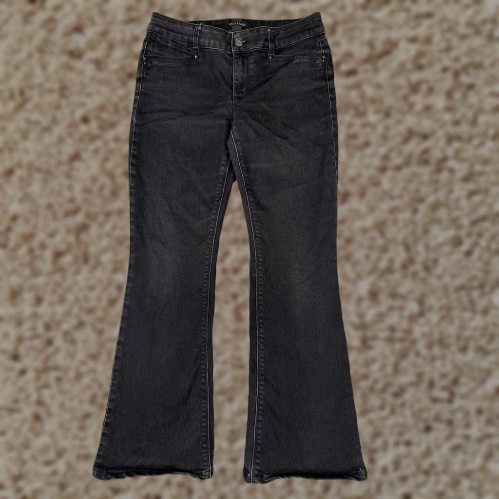 White House Black Market White House Black Market Jeans Women 6 Black Denim Dark Wash Bootcut 30x28 Denim Fashion Jeans Women 6 Black Vintage: No Size 28" / US 6 / IT 42 - 1 Thumbnail