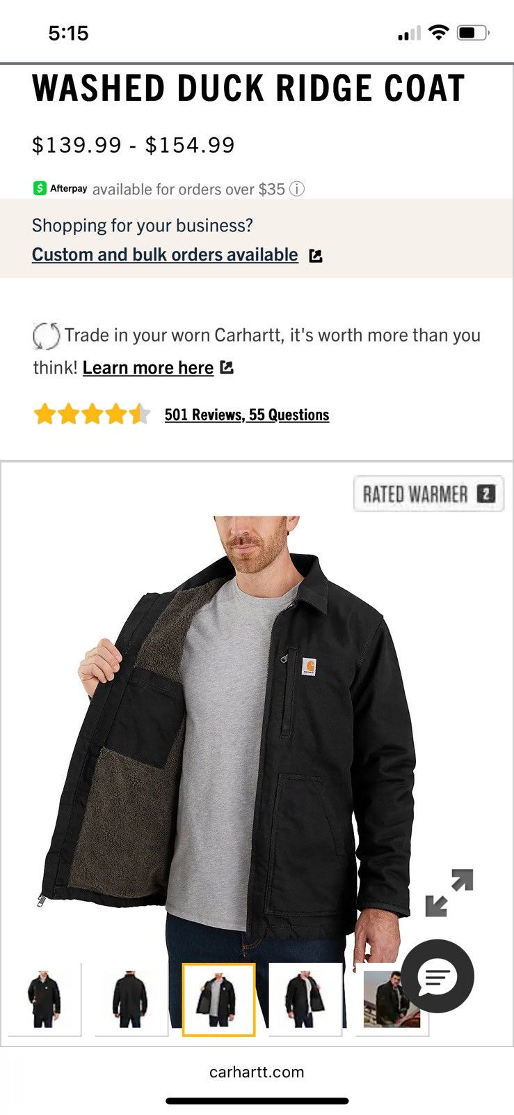 Carhartt Carhartt Ridge Coat Size US M / EU 48-50 / 2 - 5 Thumbnail