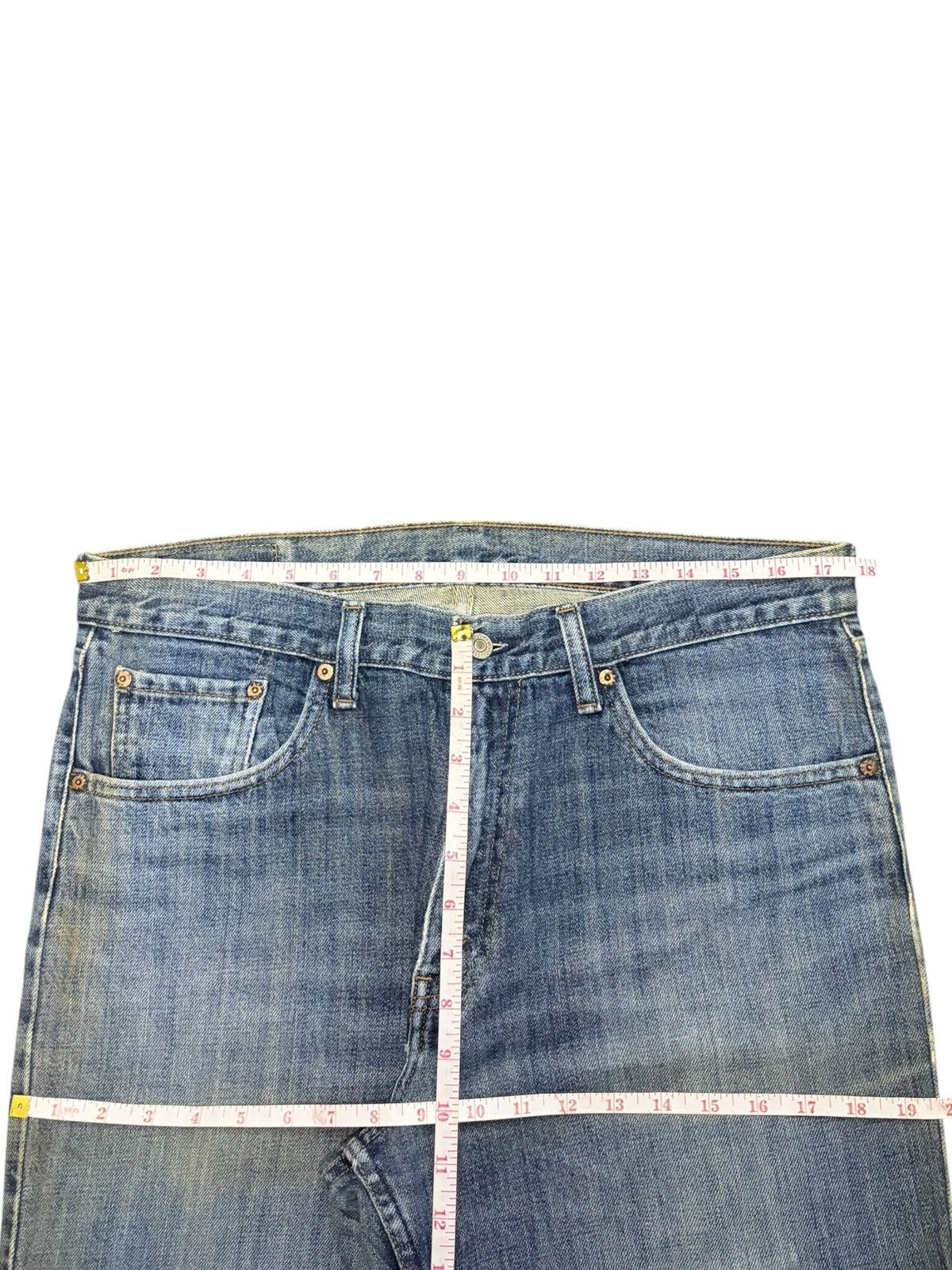 Levi's Vintage Levis 533 Faded Wash Distressed Loose Jeans Size US 35 - 6 Thumbnail