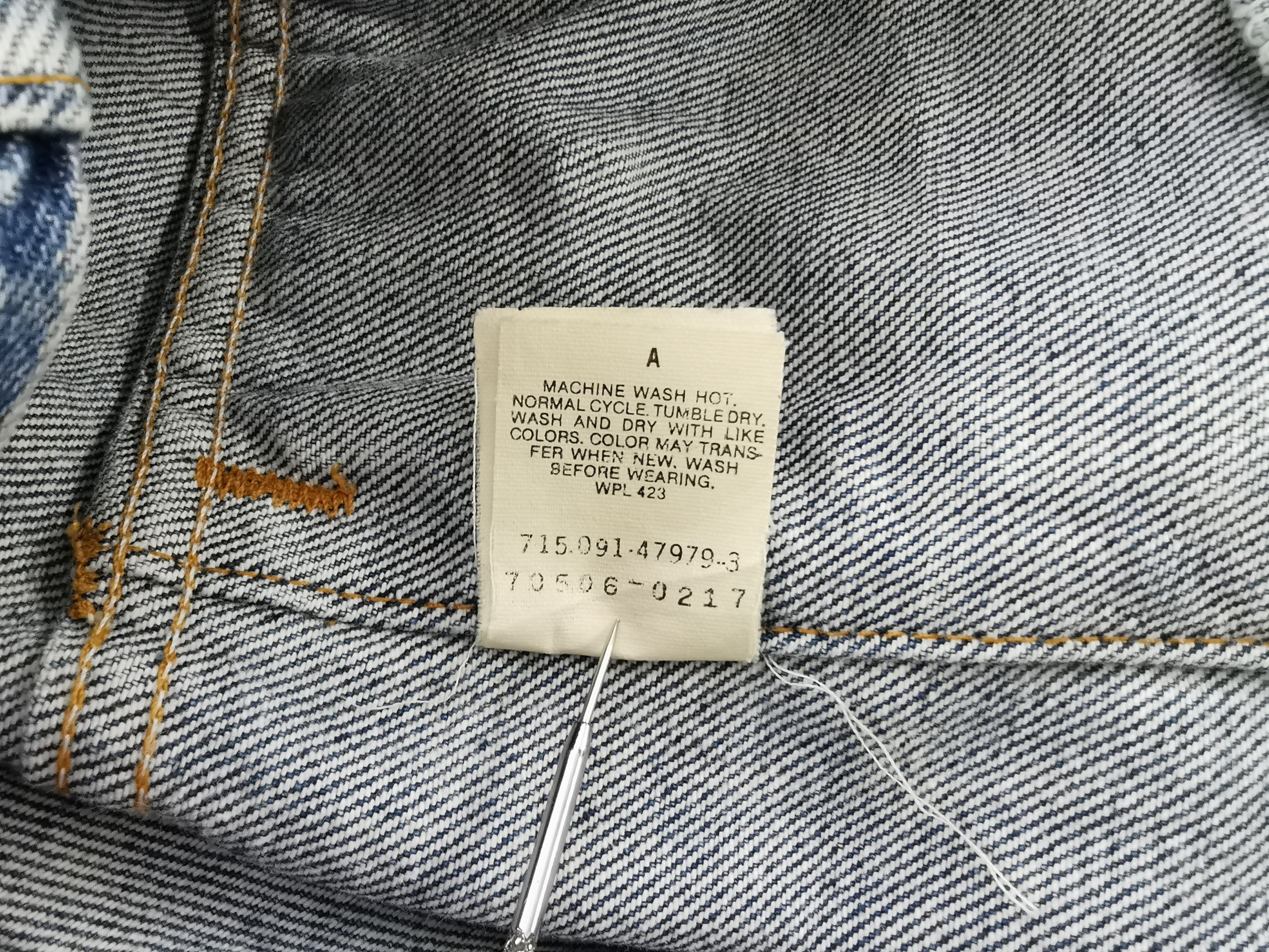 Levi's Vintage 90s Levis 70508-0217 Denim Jacket Made In USA Size L Size US L / EU 52-54 / 3 - 9 Thumbnail
