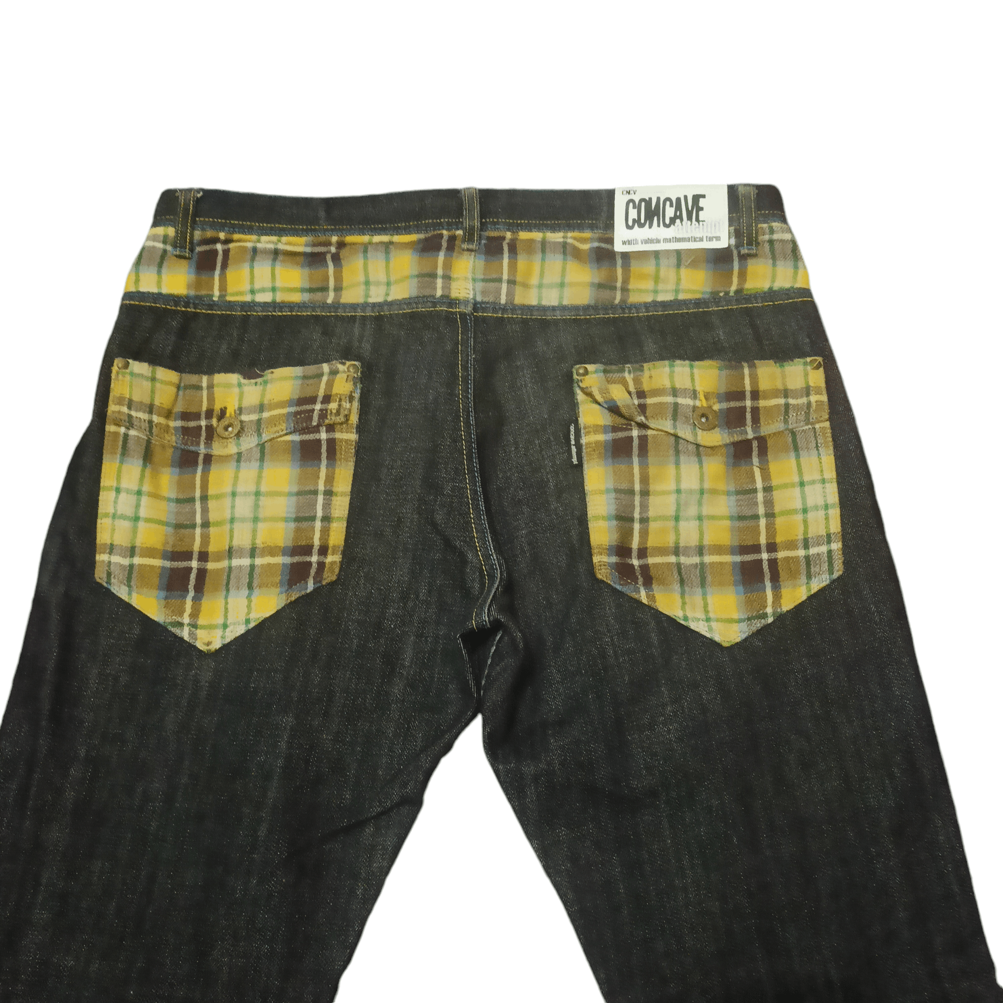 Japanese Brand Rare!!! Japanese Concave attempt jeans pocket navajo design Size US 35 - 13 Thumbnail